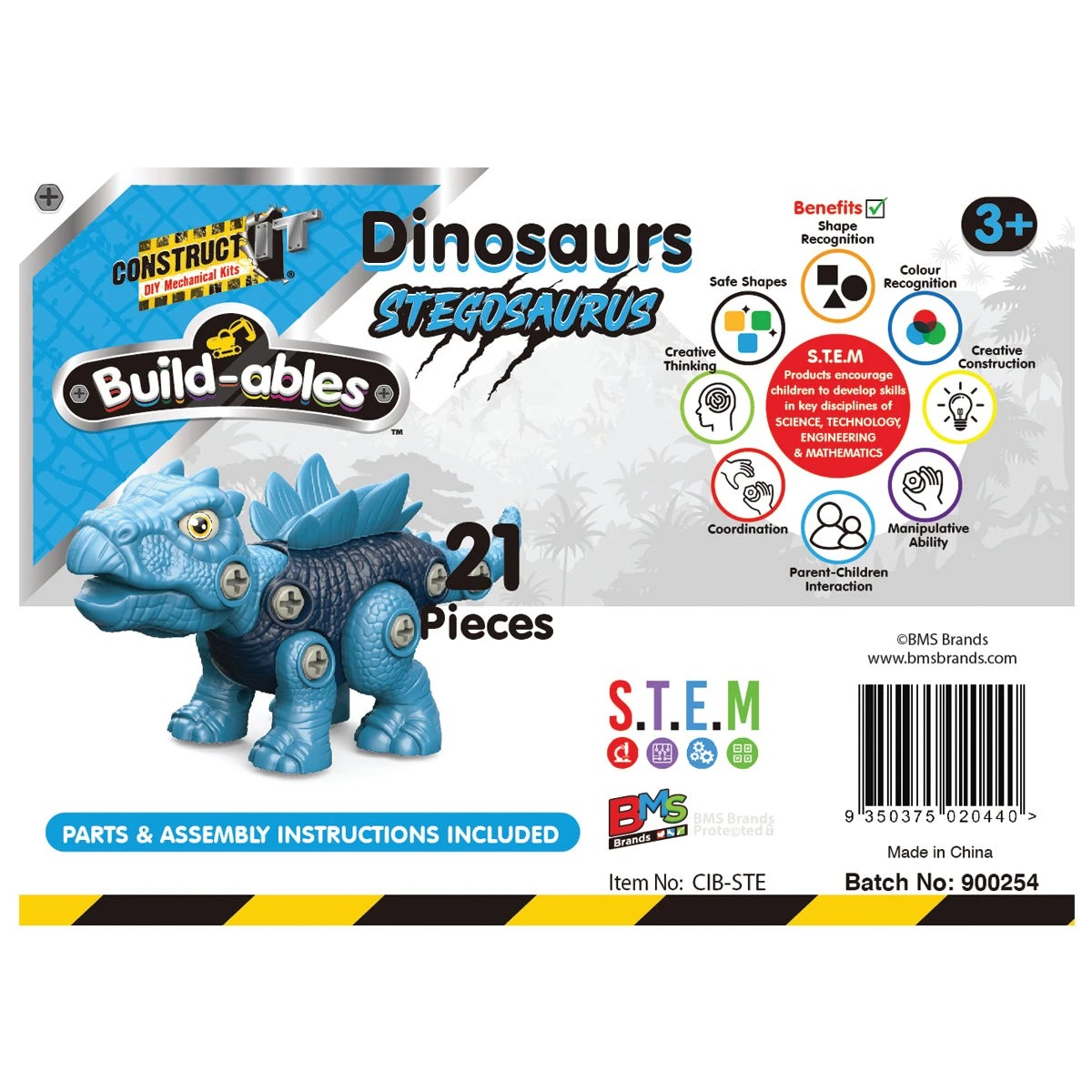 1 Construct-it Build-ables Stegosaurus, 1 of 6