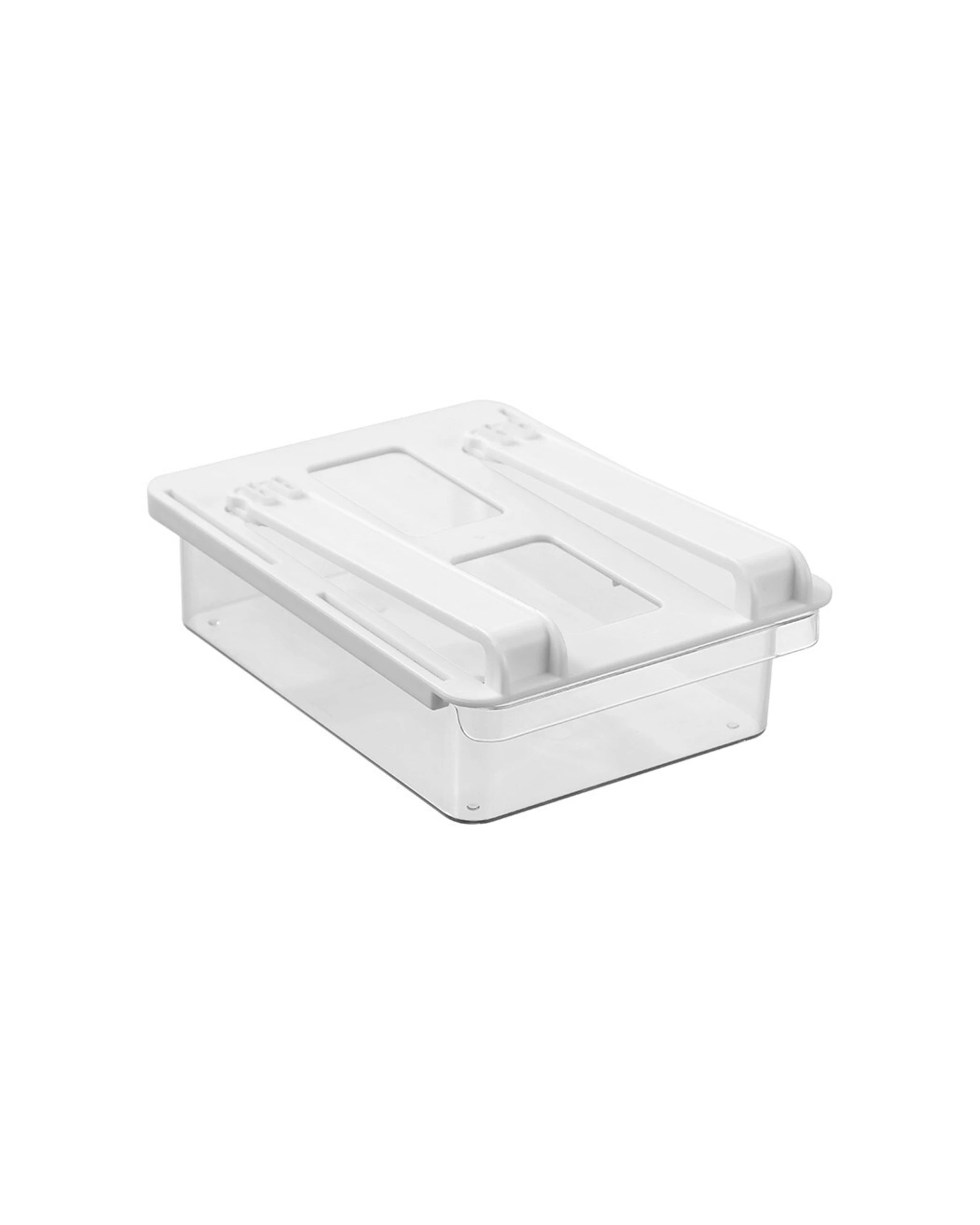 4 Boxsweden 6PK Crystal Undershelf Fridge Drawer Large Durable 19.5cm - White, 4 of 6