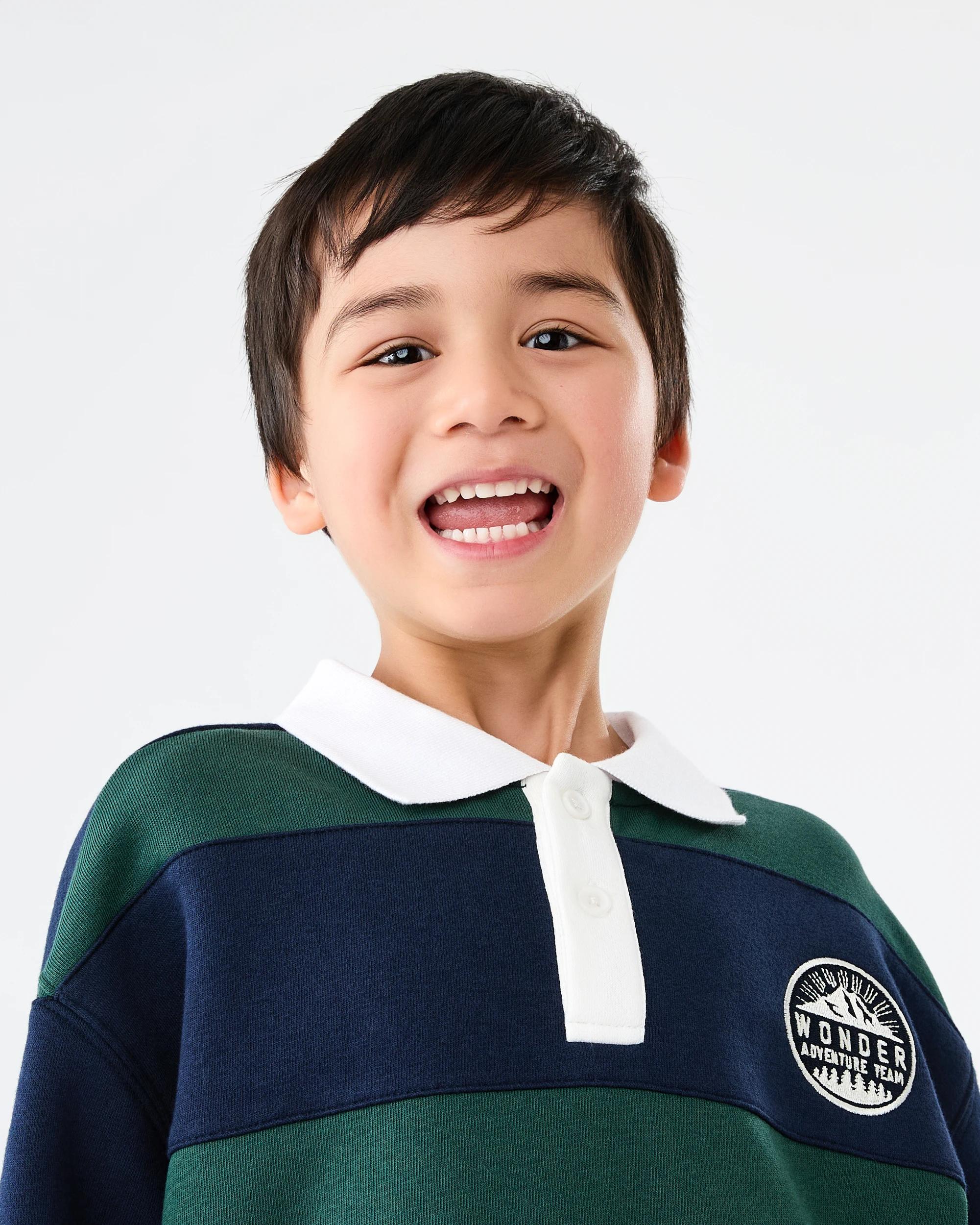 5 Oversized Rugby T-shirt Nvy Nature, 5 of 7