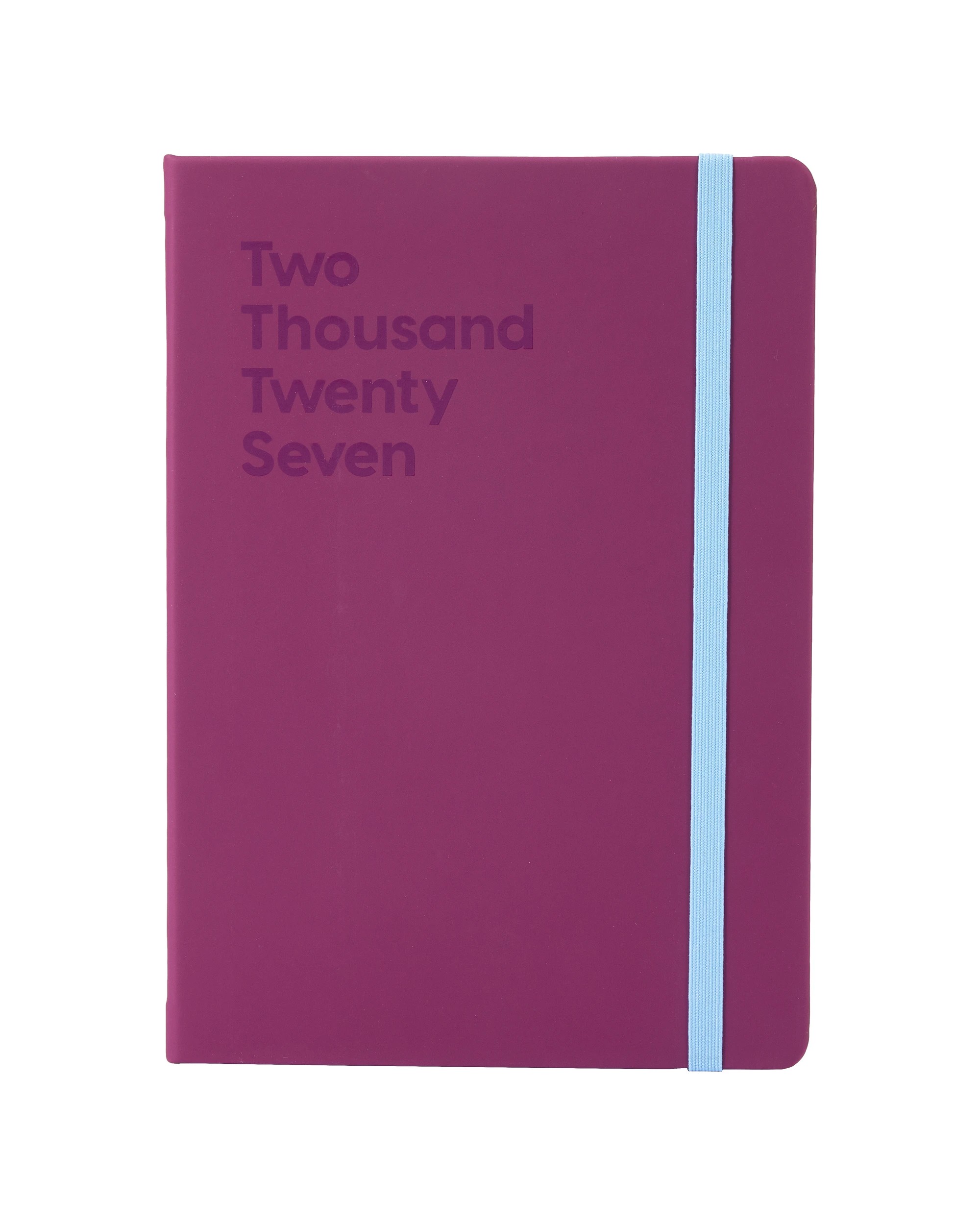 1 2027 A5 Diary Week to View - Plum, 1 of 6