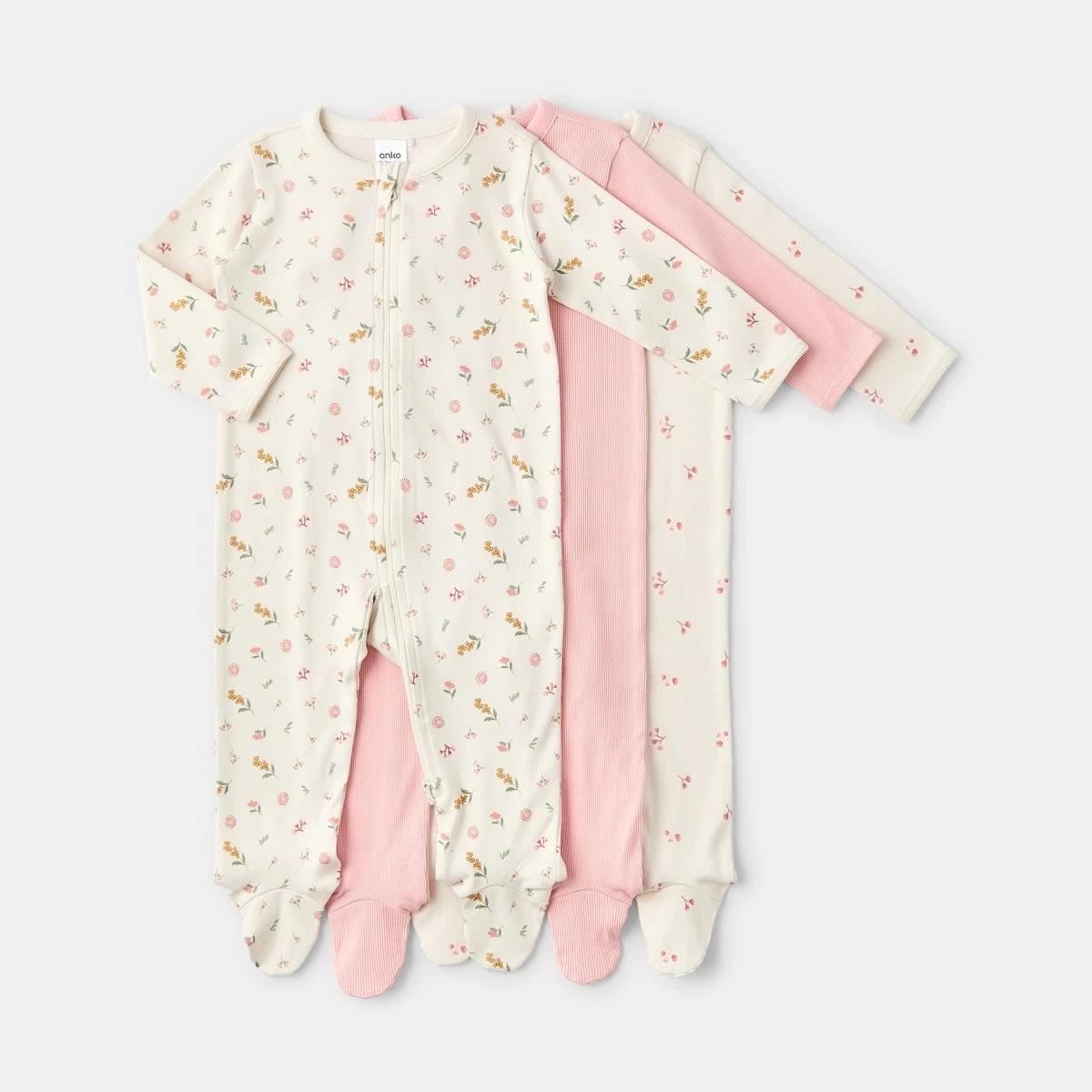 1 3 Pack Coveralls NATIVE FLORAL, 1 of 8