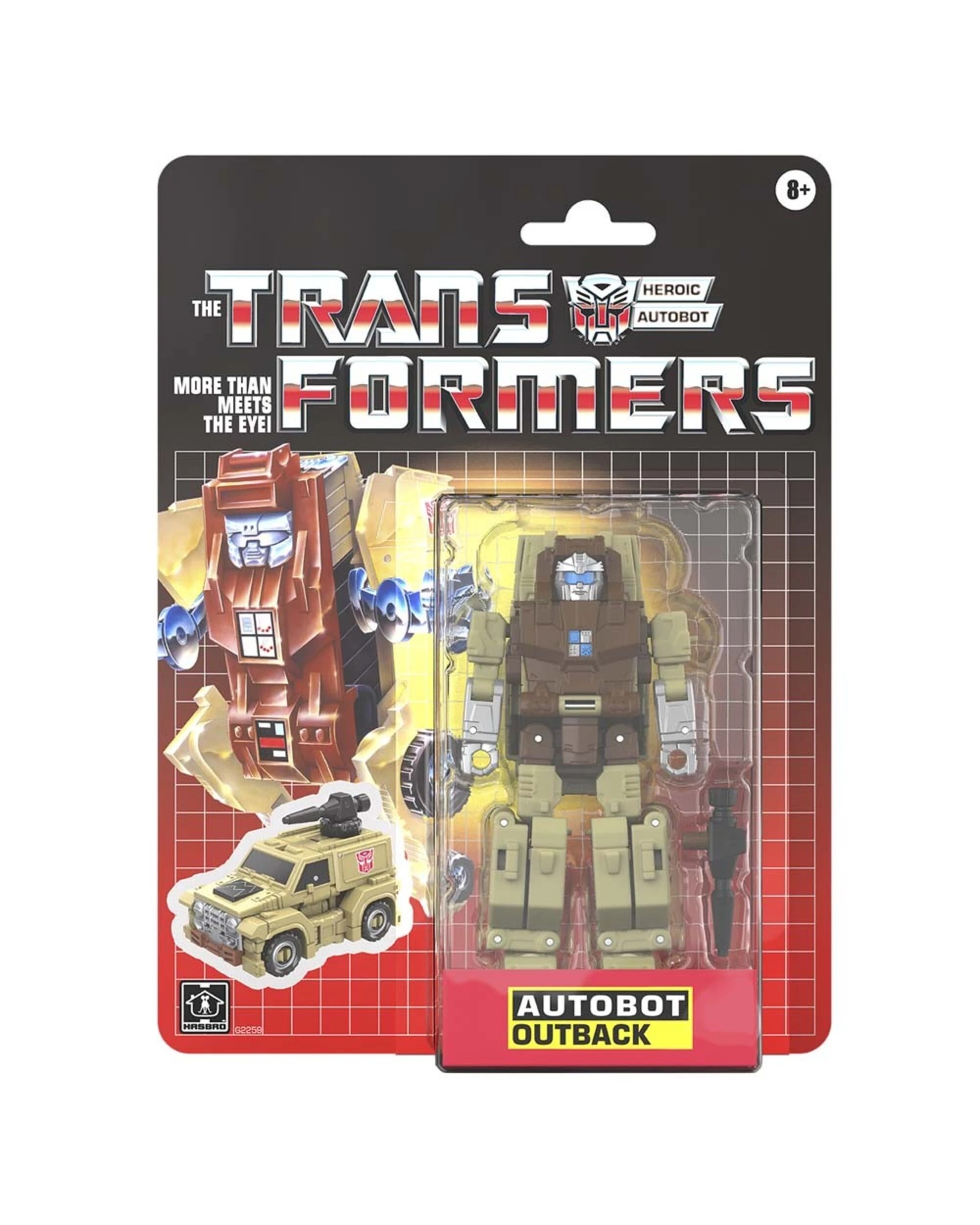 5 Transformers - G1 Autobot Outback Retro Action Figure, 5 of 5
