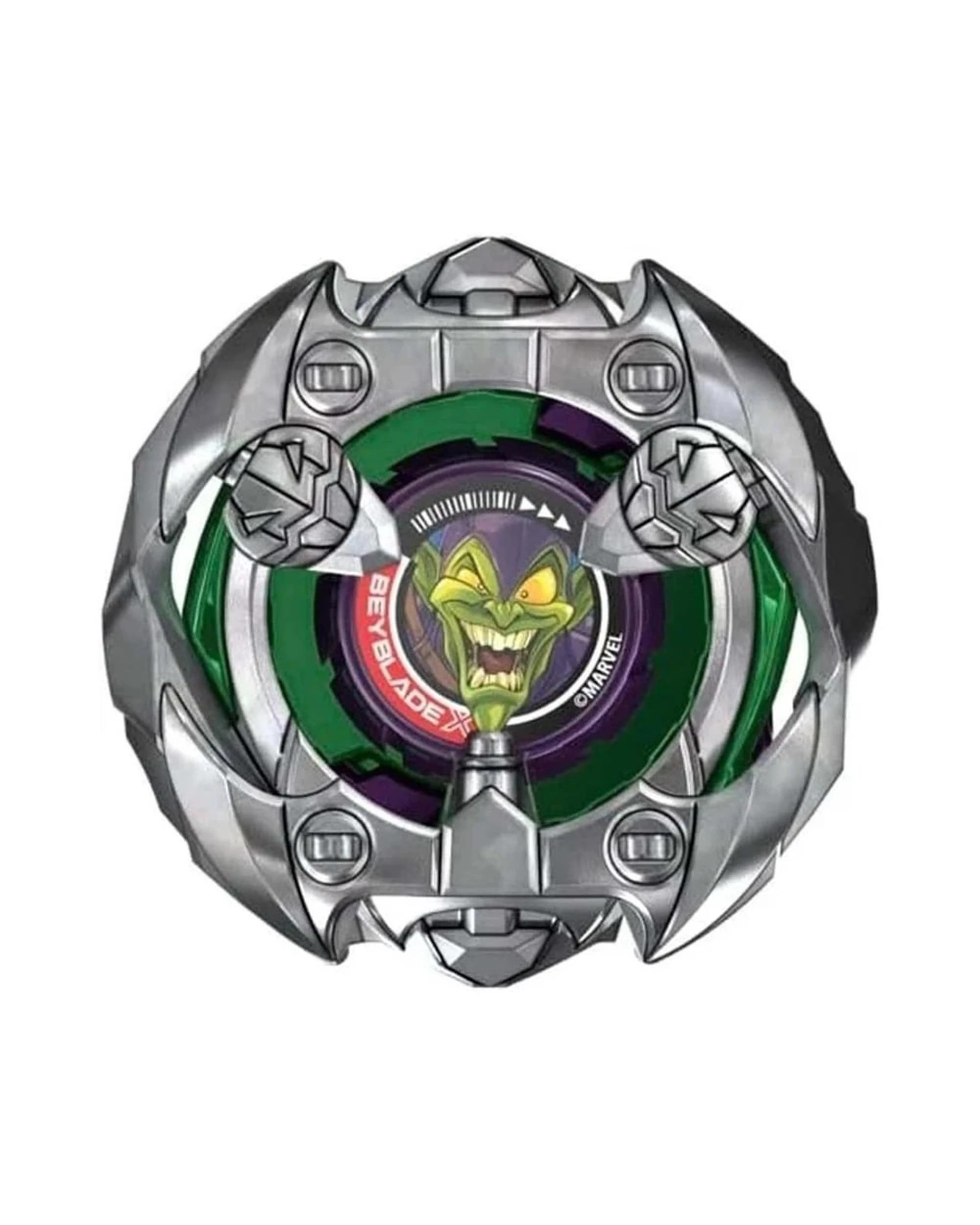 6 Beyblade X Marvel Miles Morales 1-60GN vs Green Goblin 9-80HT Multipack Set, 6 of 6