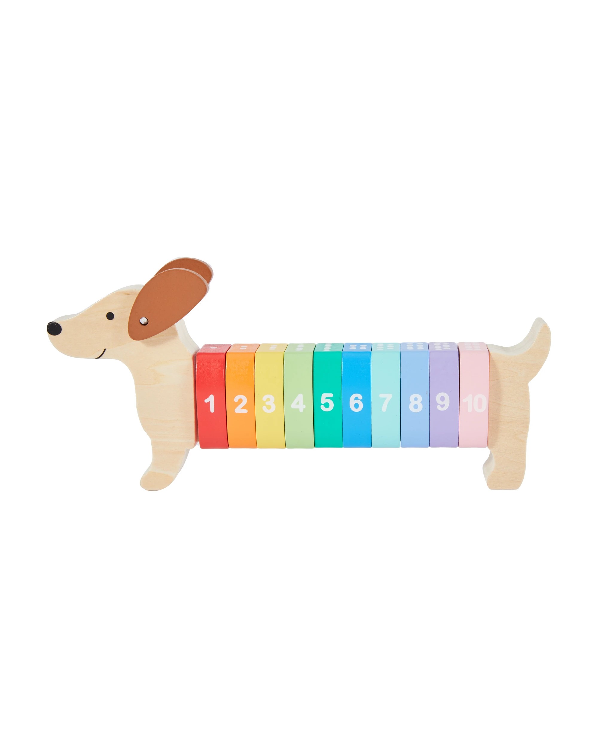 3 Wooden Play Count and Stack Dog, 3 of 8