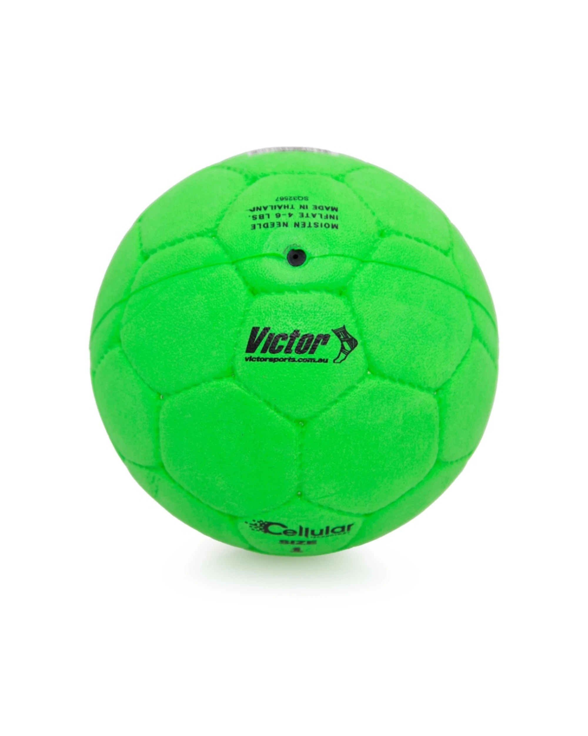 2 Victor Sports Handball Enhanced Grip Soft Touch Cellular Size 1 - Green, 2 of 2