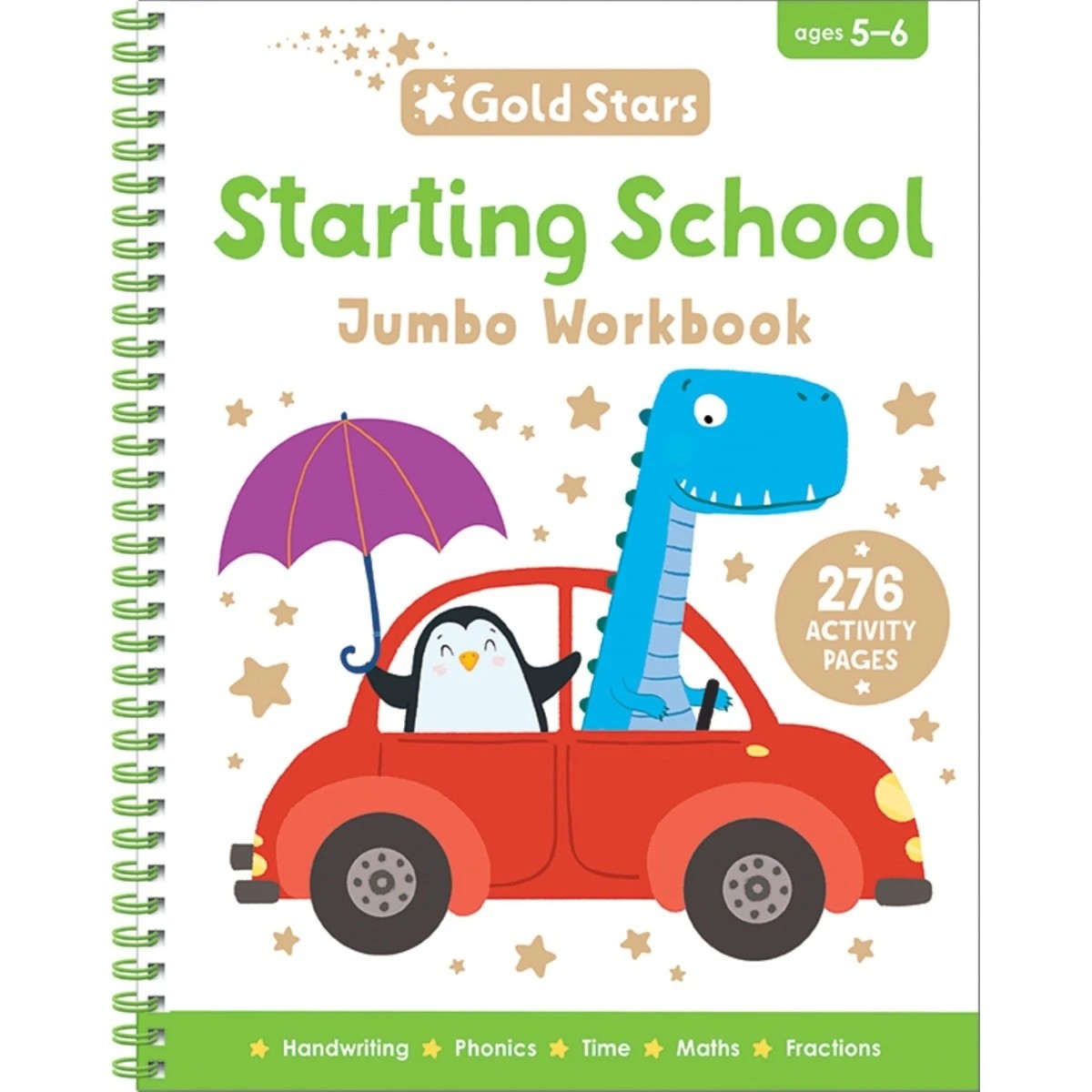 1 Gold Stars Jumbo Workbook: Starting School - Book, 1 of 3