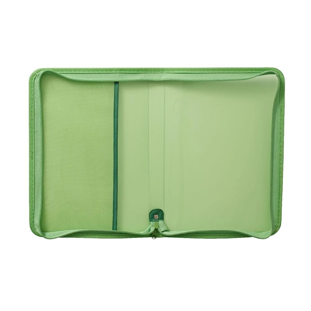 2 Ausinc A4 Document Box with Zip Green, 2 of 4