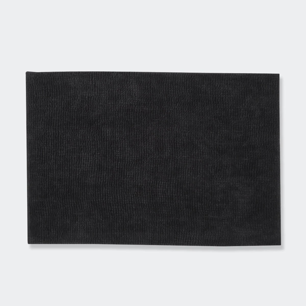 1 Soft Toggle Bath Mat - Black, 1 of 5