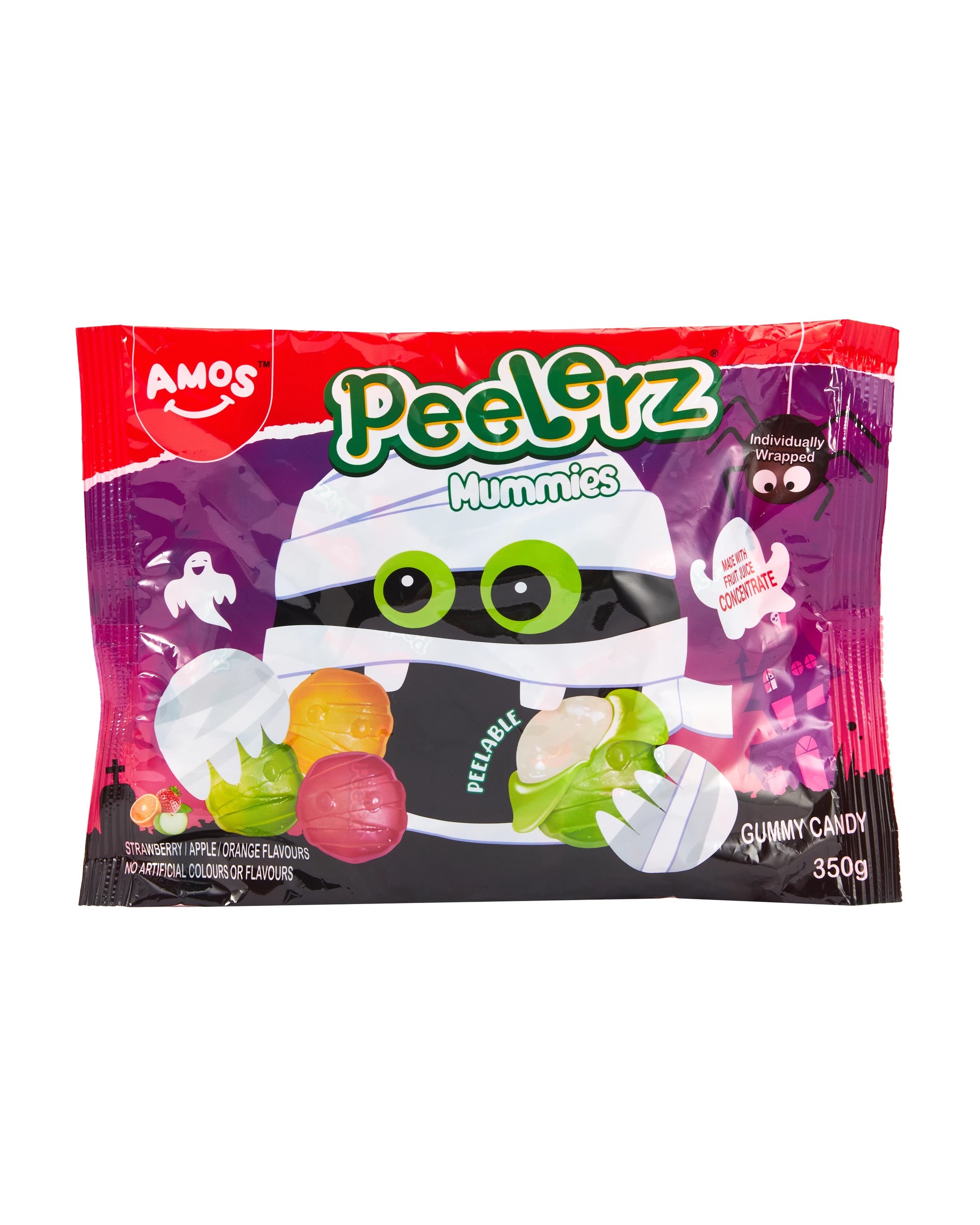 1 Amos Peelerz Mummies Gummy Candy 350g, 1 of 3
