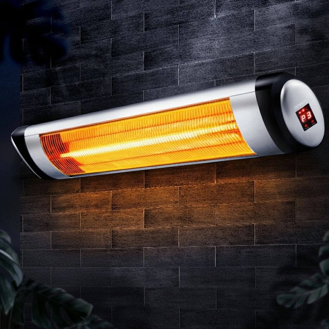 7 Devanti Electric Strip Heater Radiant Heaters - Silver, 7 of 7