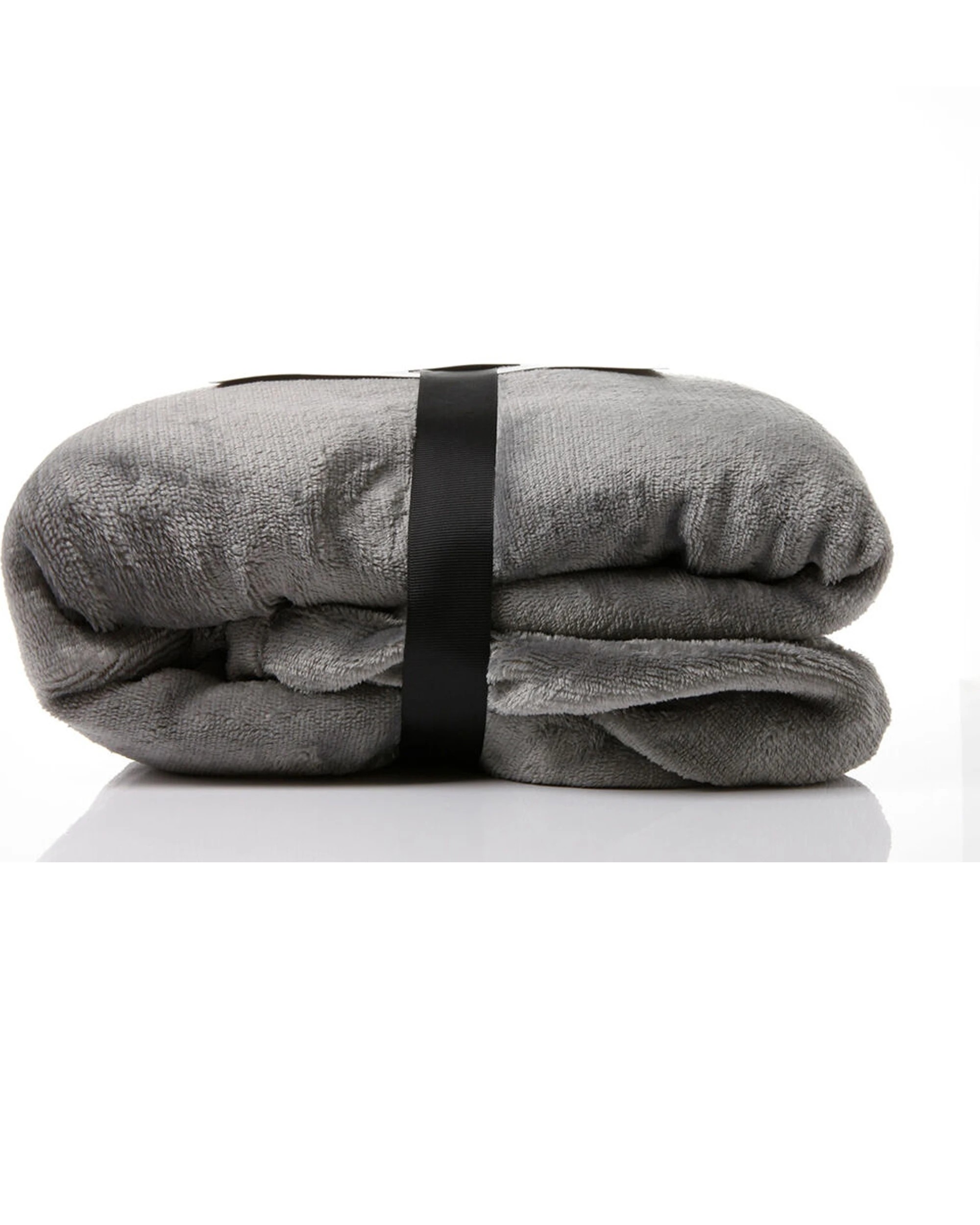 6 Royal Comfort Reversible Fleece Winter Snug Hoodie Soft Double-Layered - Grey, 6 of 6