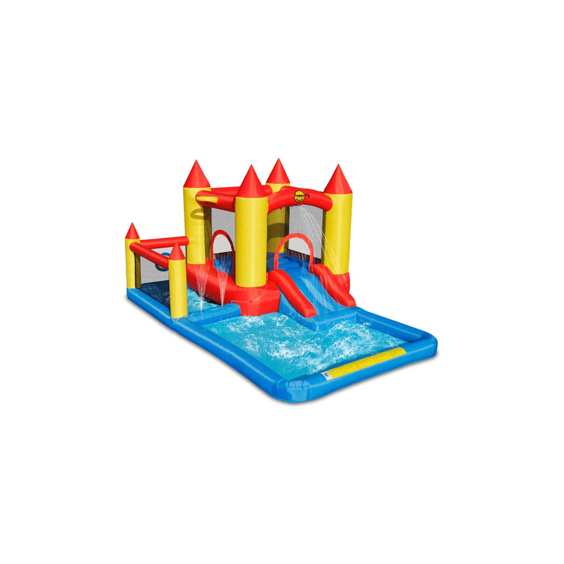 1 Happy Hop Castle Bouncer Splash Pool And Ballpit Kids Jumping Castle 3-10y - Multi, 1 of 6