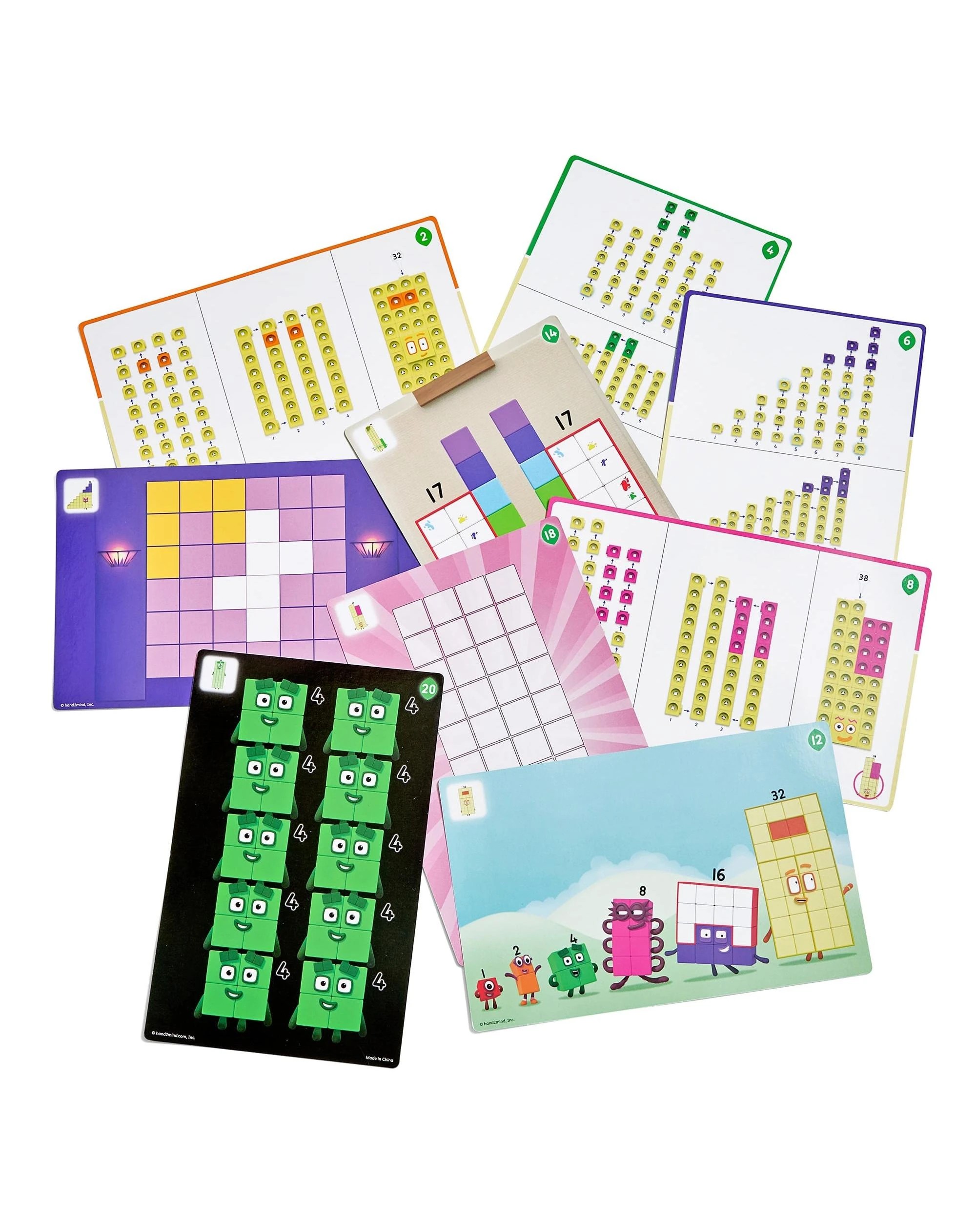 5 Hand2Mind Numberblocks Mathlink Cubes 31 to 40 Activity Set, 5 of 9