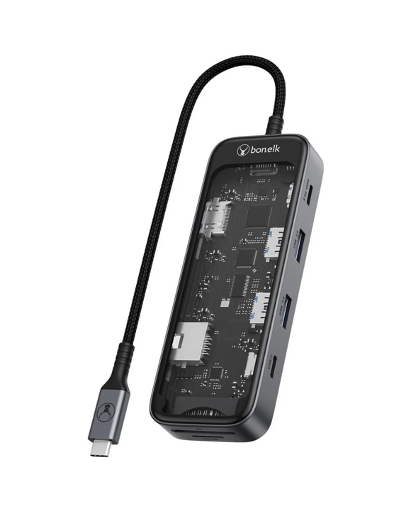Bonelk Vision USB-C 8-in-1 Multi-Port Hub