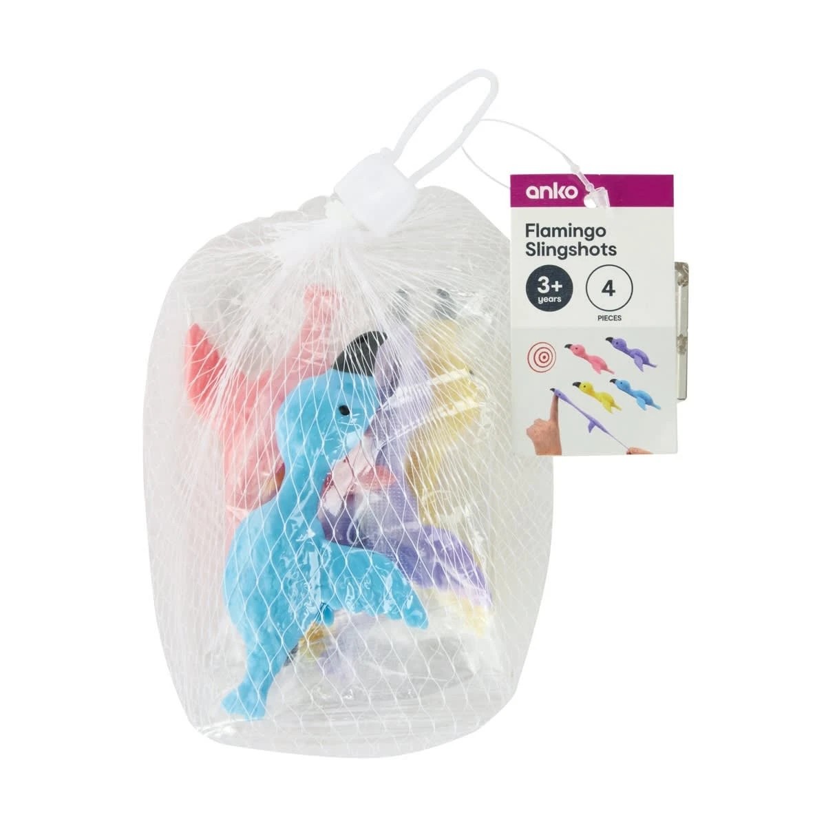 10 4 Piece Flamingo Slingshots, 10 of 10