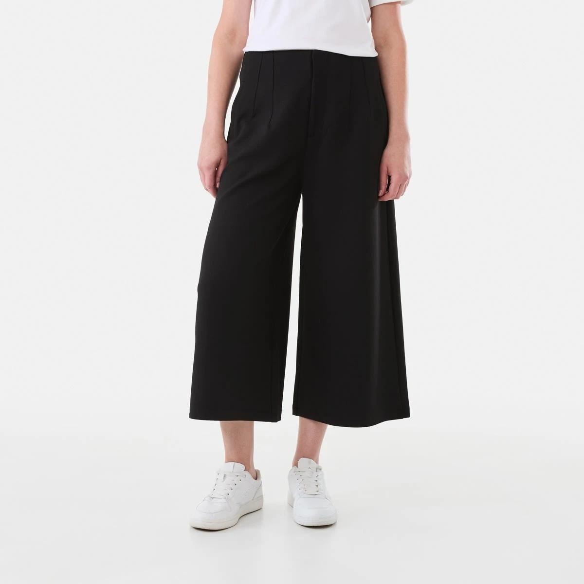 1 Flat Front Culottes Black, 1 of 5