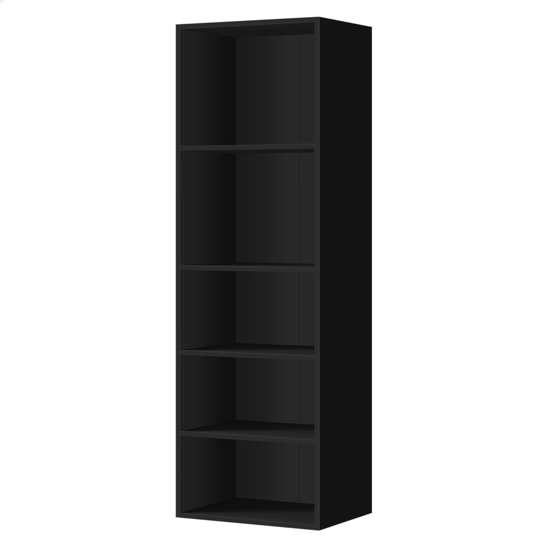 1 Alfordson Wardrobe Clothes Storage Cabinet Closet Organizer 5 Shelves - Black, 1 of 10