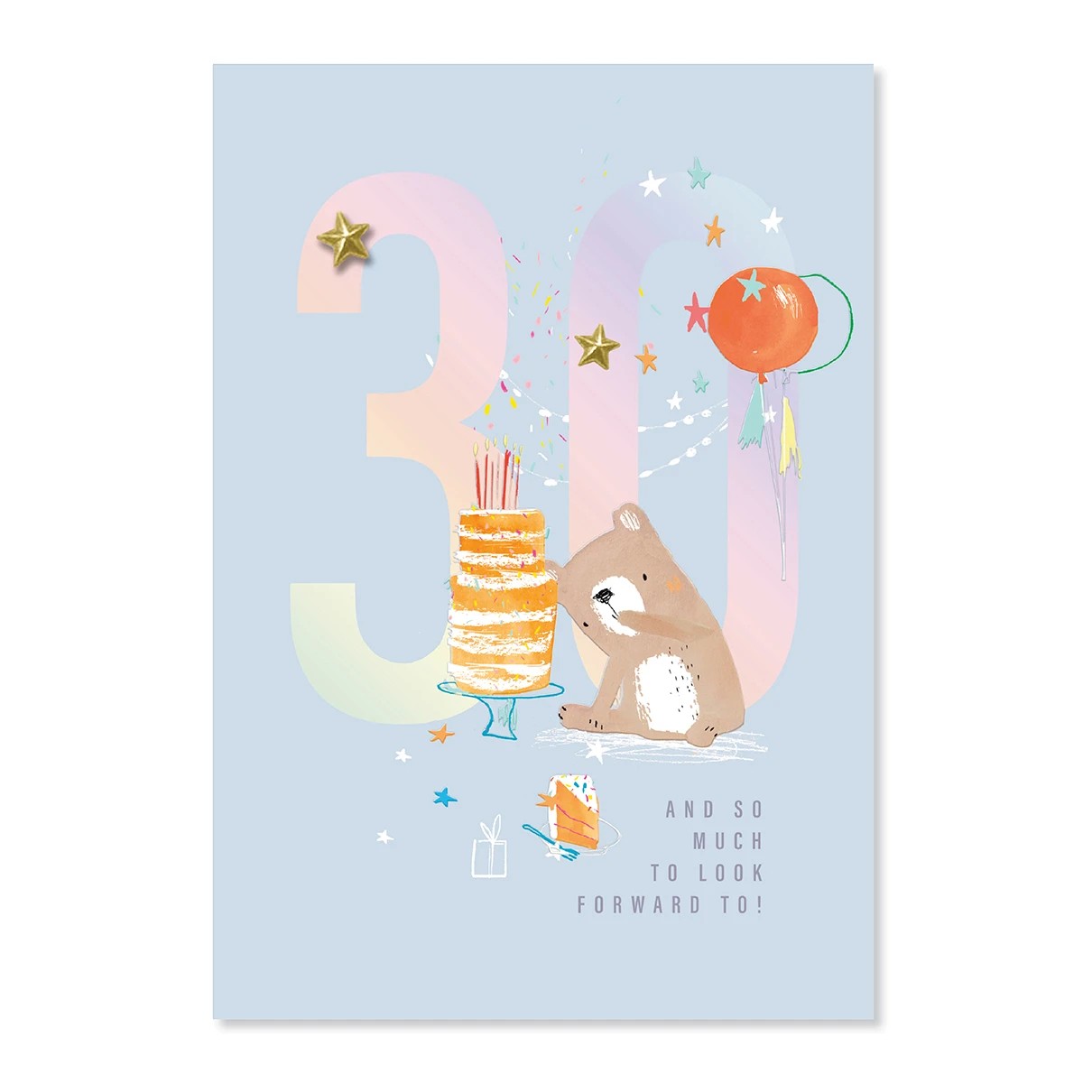 3 Connections from Hallmark 30th Birthday Card - Birthday Bear, 3 of 3