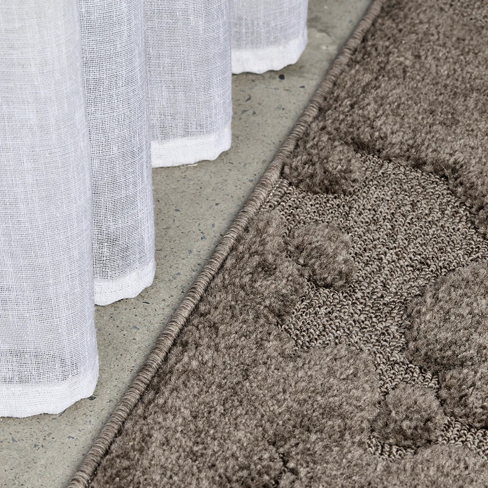 3 Common Ground Rugs Sanctuary Nyla 400x300cm - Extra Extra Large Power Loomed Floor Rug - Brown, 3 of 7