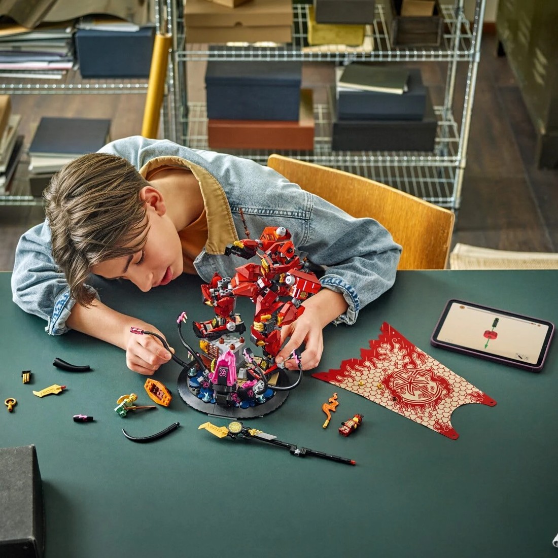 6 LEGO NINJAGO The Fire Knight Mech 71846, 6 of 10