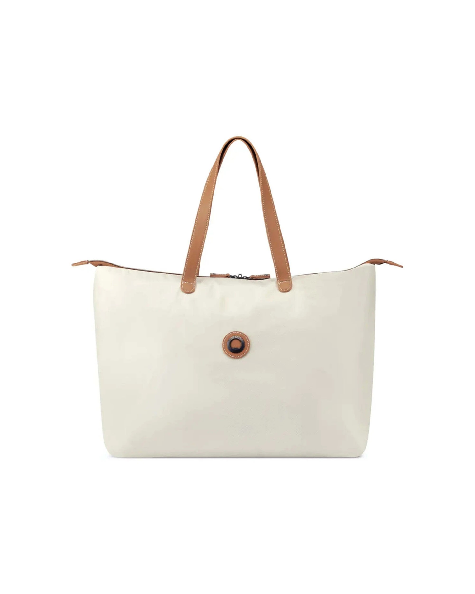 1 Delsey Chatelet Air 2.0 Tote Bag Recycled Polyester 37L Capacity Angora - White, 1 of 6