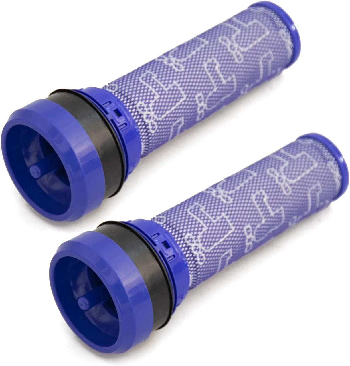 2 Hygieia 2pk Pre Motor Filters For Dyson DC37 DC39 Canister Vacuum Cleaners - Purple, 2 of 7