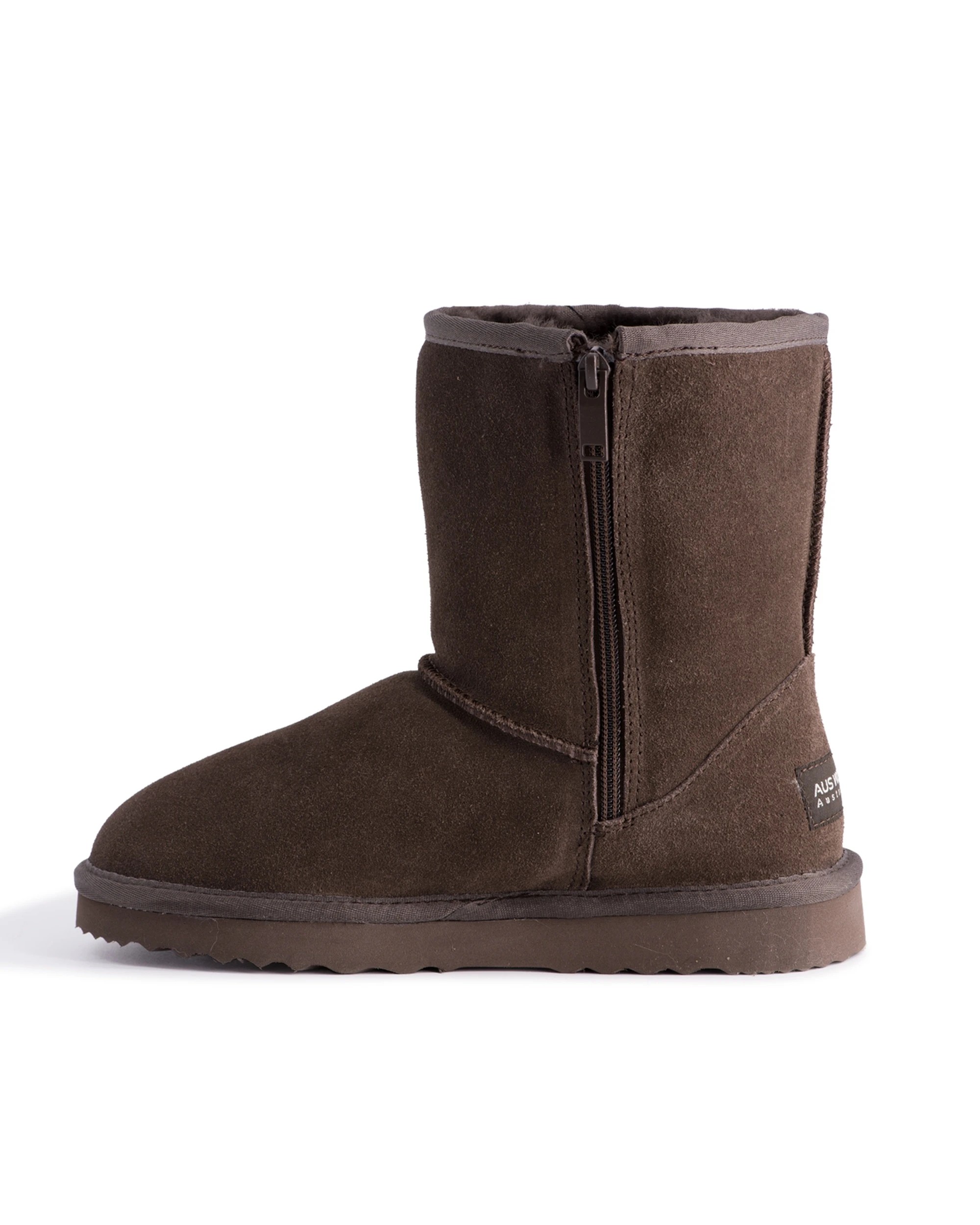 4 Aus Wooli Ugg Mid Calf Zip Up Sheepskin Boot, 4 of 6