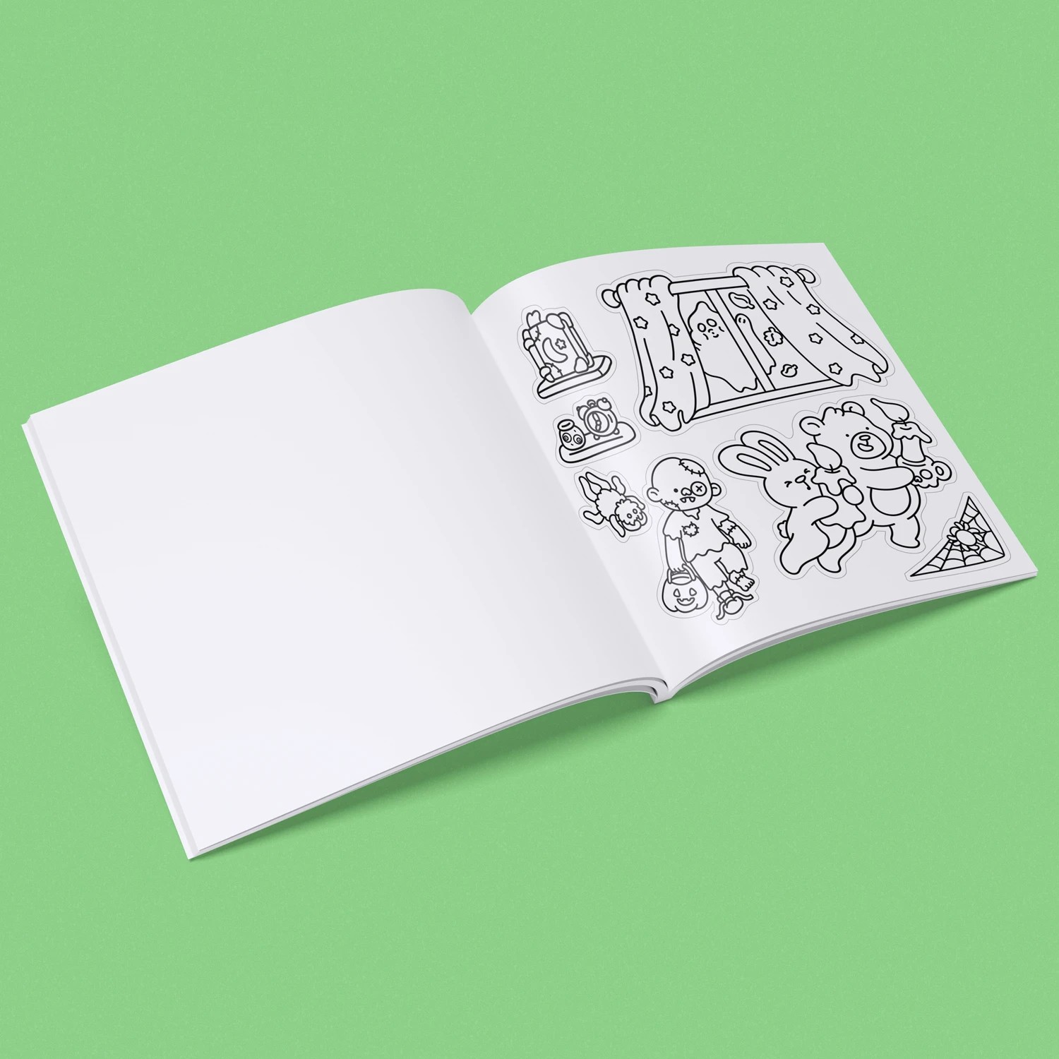 4 Spooky Cute Stickers by Stacy Levina - Book, 4 of 5