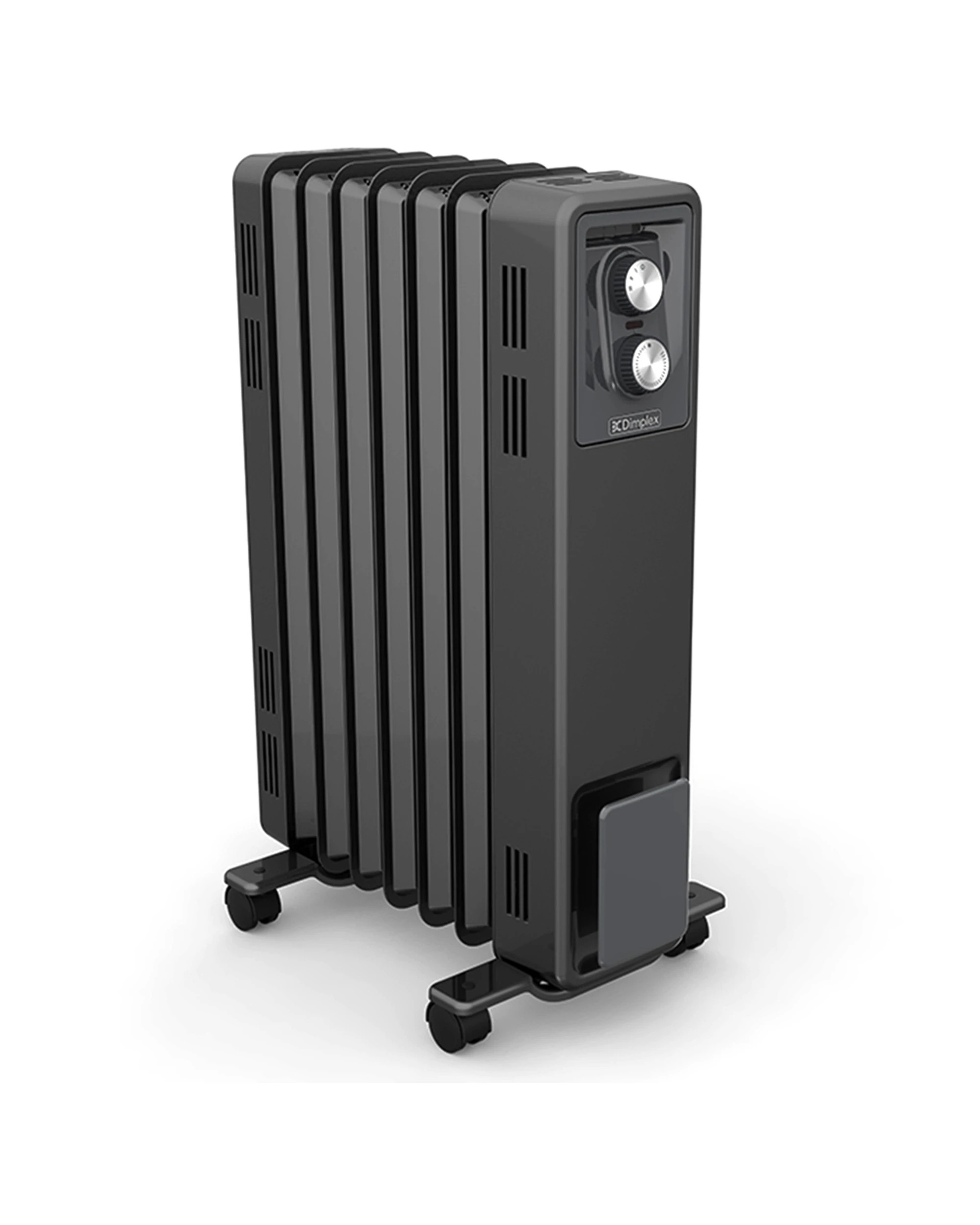 1 Dimplex 1500w Oil Free Portable Column Heater/heating/thermostat - Black, 1 of 4