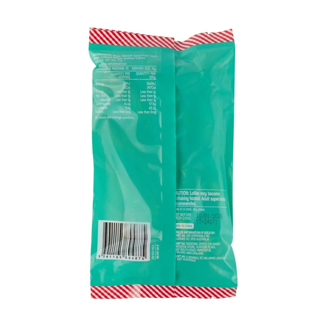 3 10 Pack Fruit Flavour Candy Canes 150g, 3 of 3