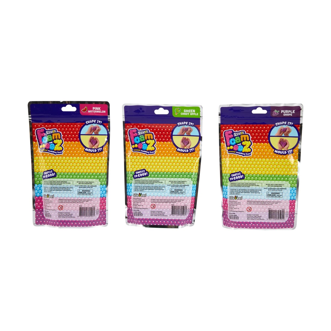 3 Scentos Foameez Scented Modelling Foam - Assorted, 3 of 6