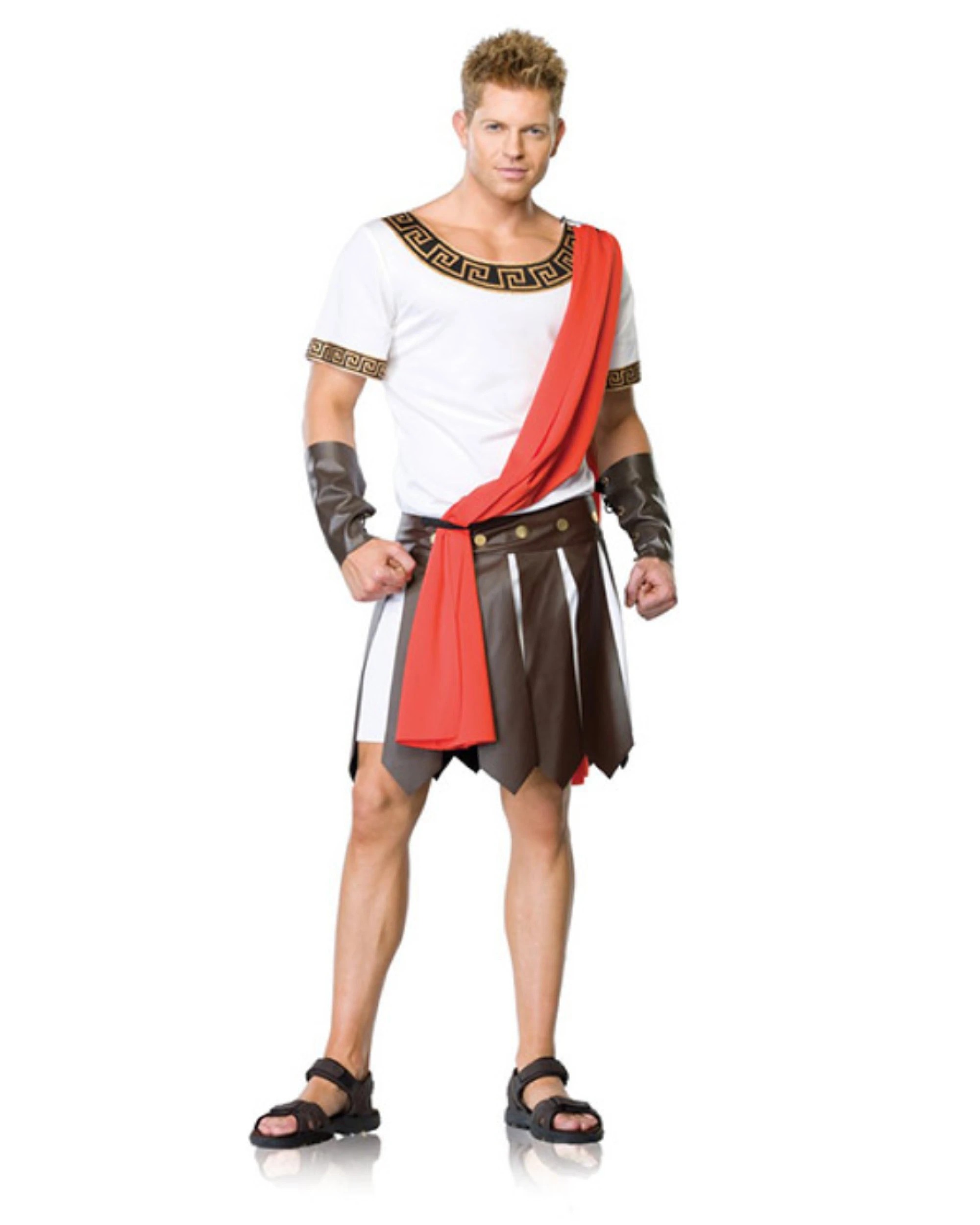 2 BR Costumes Men's Roman Toga Costume with Emperor Design, 2 of 3
