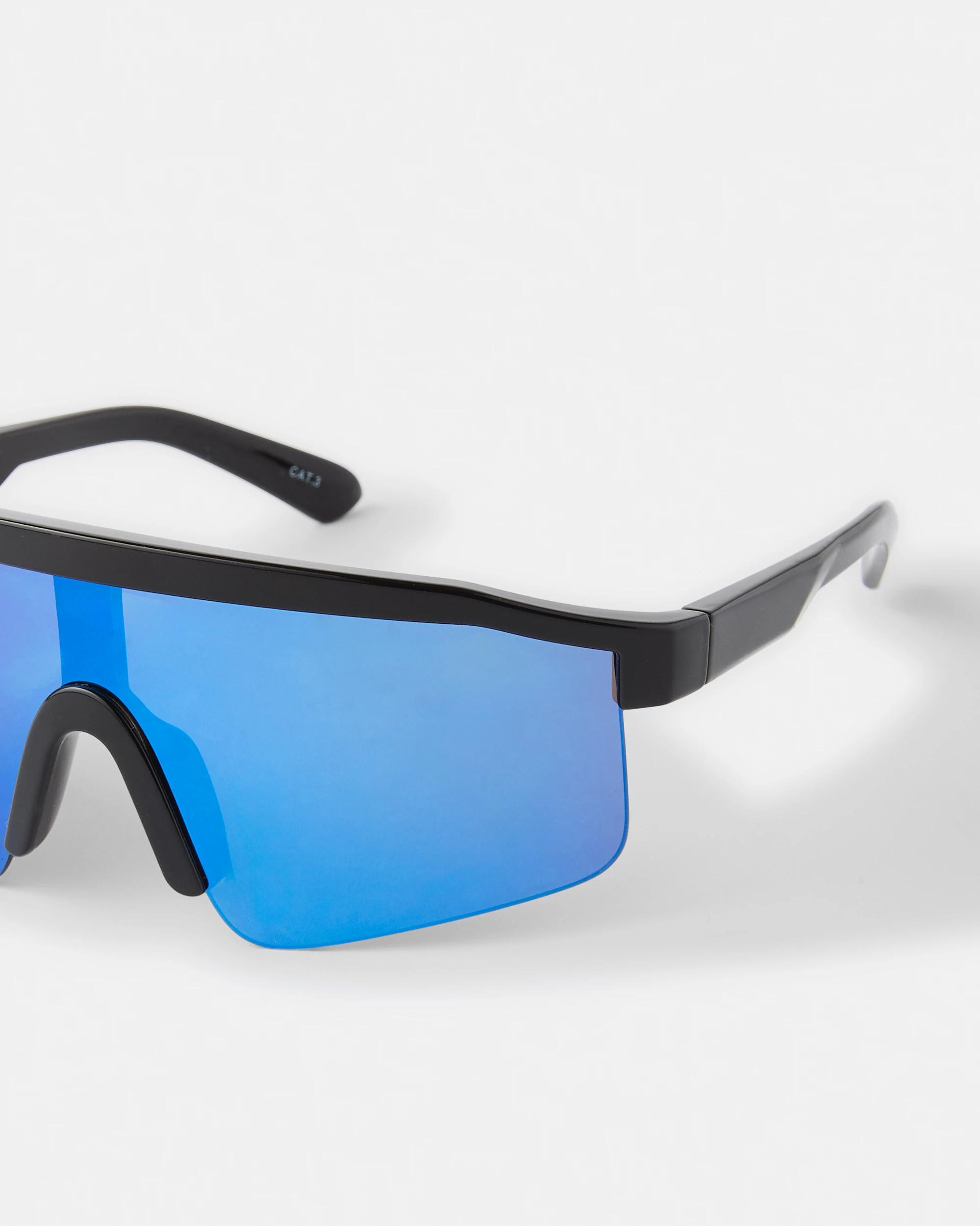 3 Sports Wrap Sunglasses Black, 3 of 5