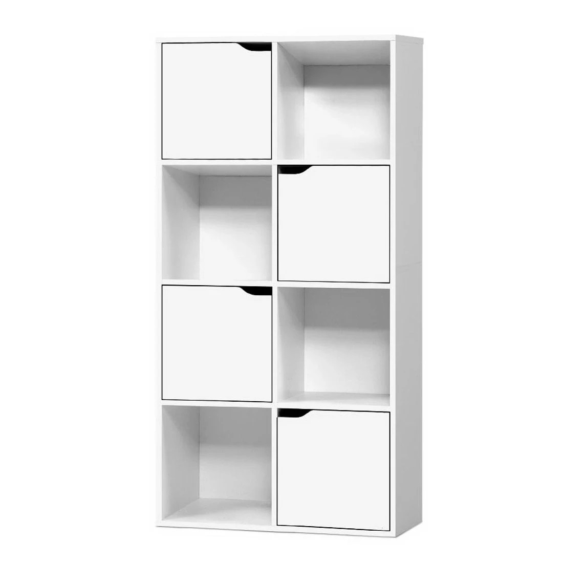 1 Artiss Bookshelf 8 Cube Shlef - White, 1 of 8