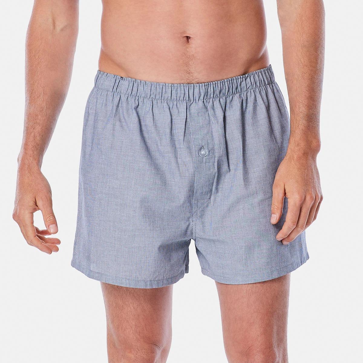 2 3 Pack Alpha Classic Woven Boxers Black Dot, 2 of 7