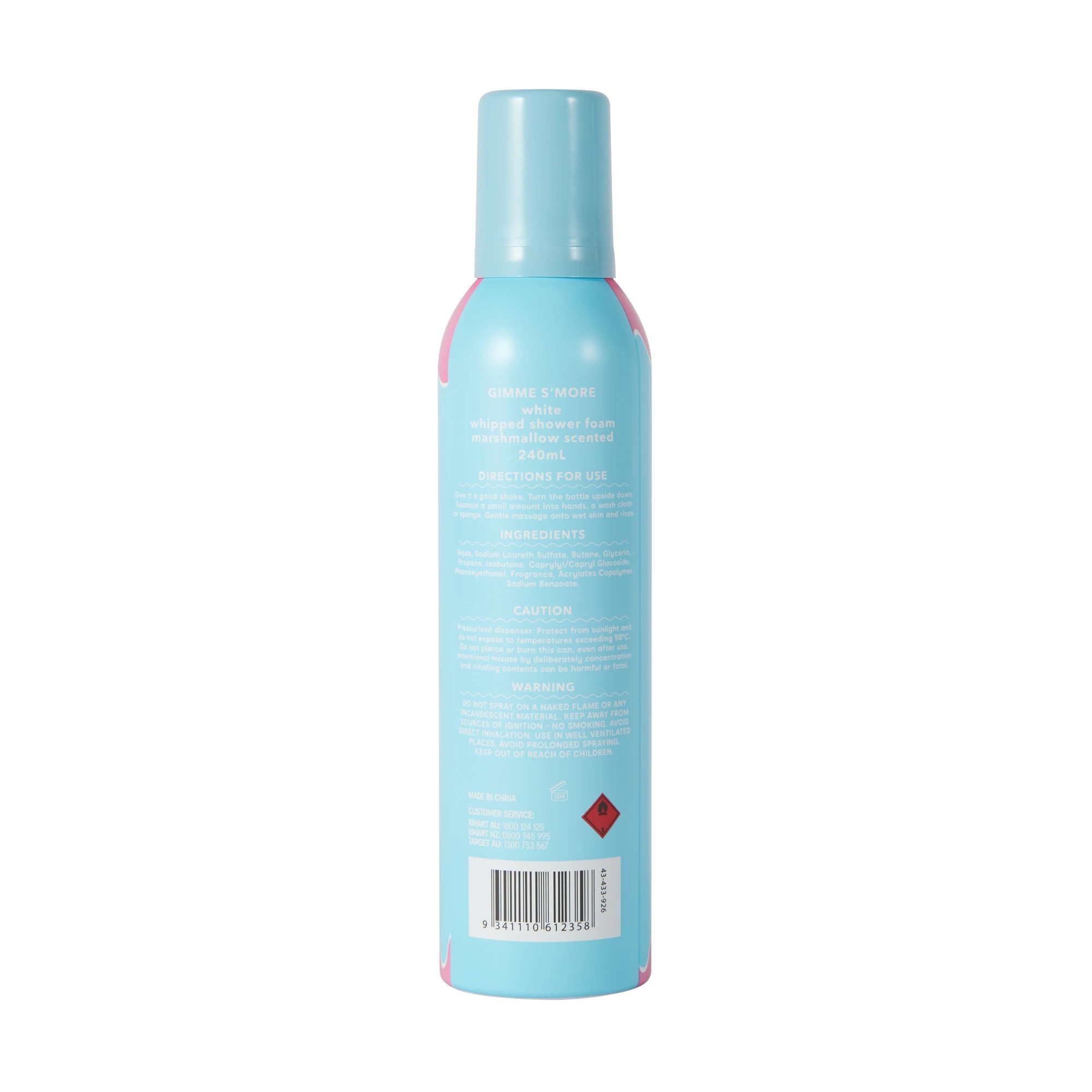 5 OXX Bodycare Gimme S'More White Whipped Shower Foam 240ml - Marshmallow Scented, 5 of 6