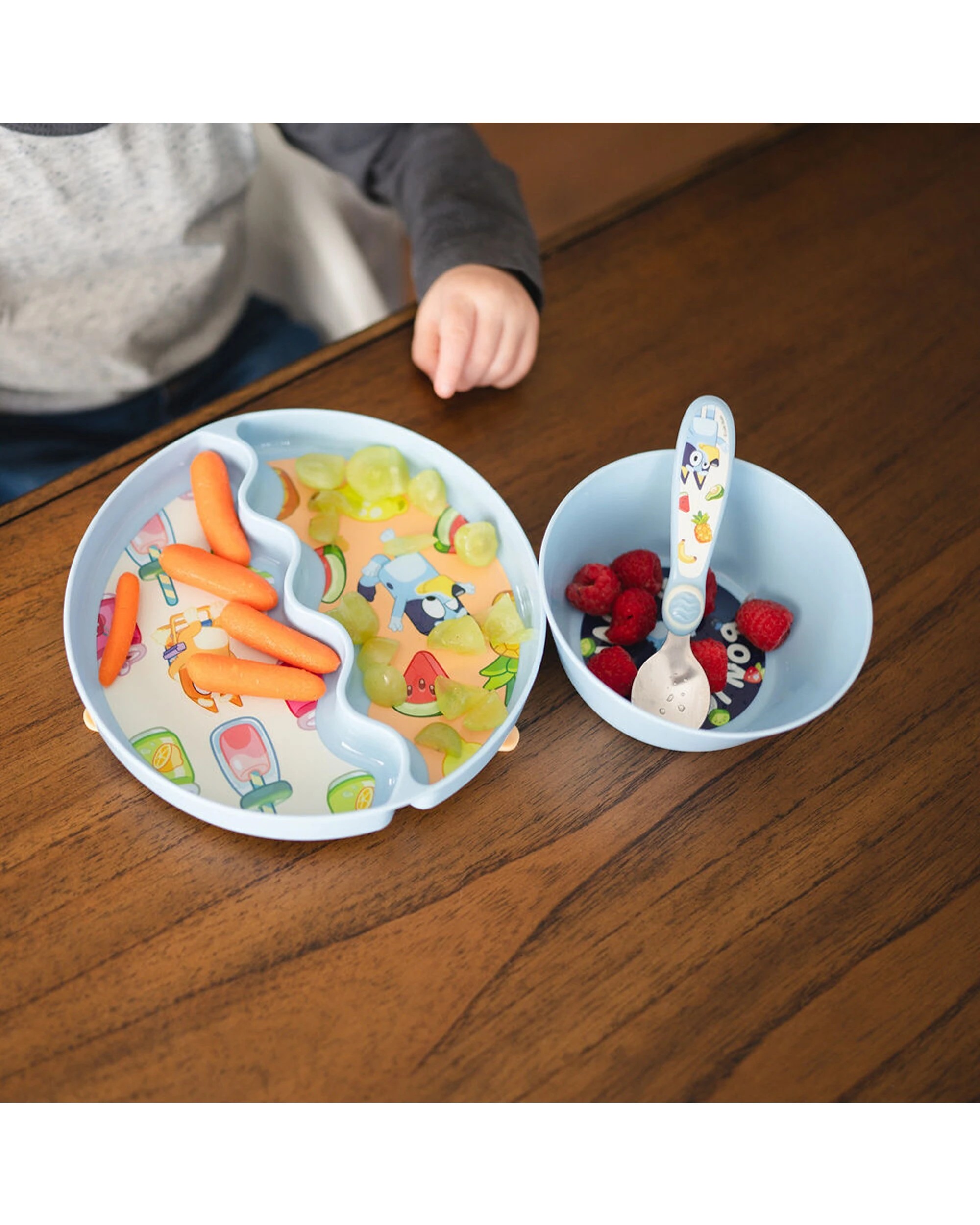 6 The First Years Bluey Toddler Feeding Set With Bowl Plate Spoon BPA Free 2x 3pc - Multi, 6 of 6