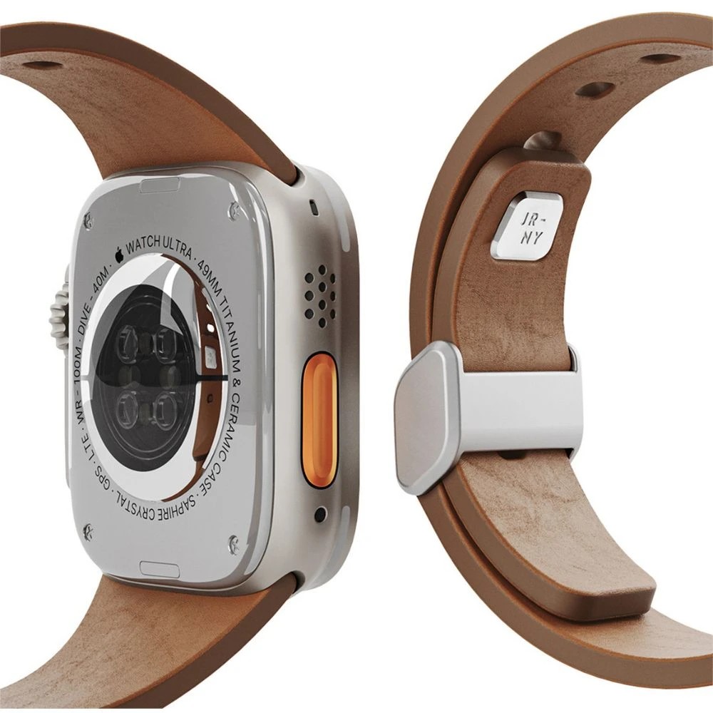 2 Journey Urban Apple Watch Leather Band 4249mm Brown, 2 of 6