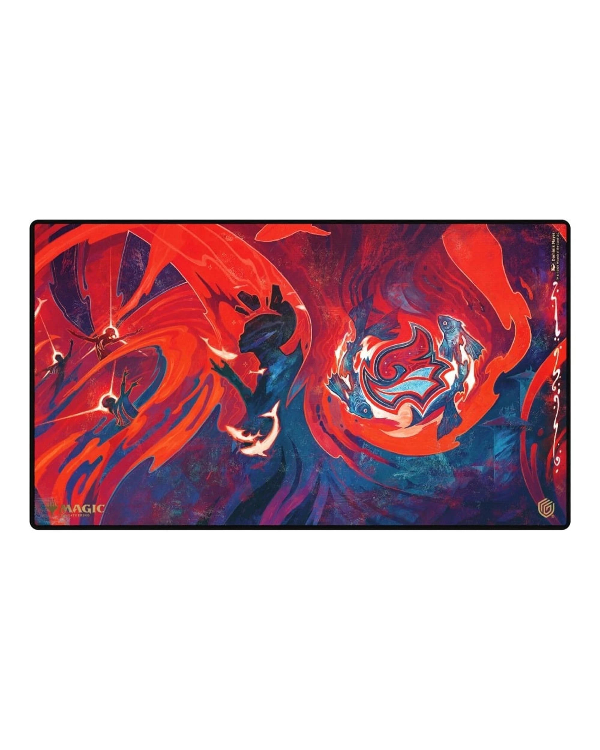 1 Ultimate Guard Magic the Gathering: Secrets of Strixhaven Prismari Playmat - Red, 1 of 3