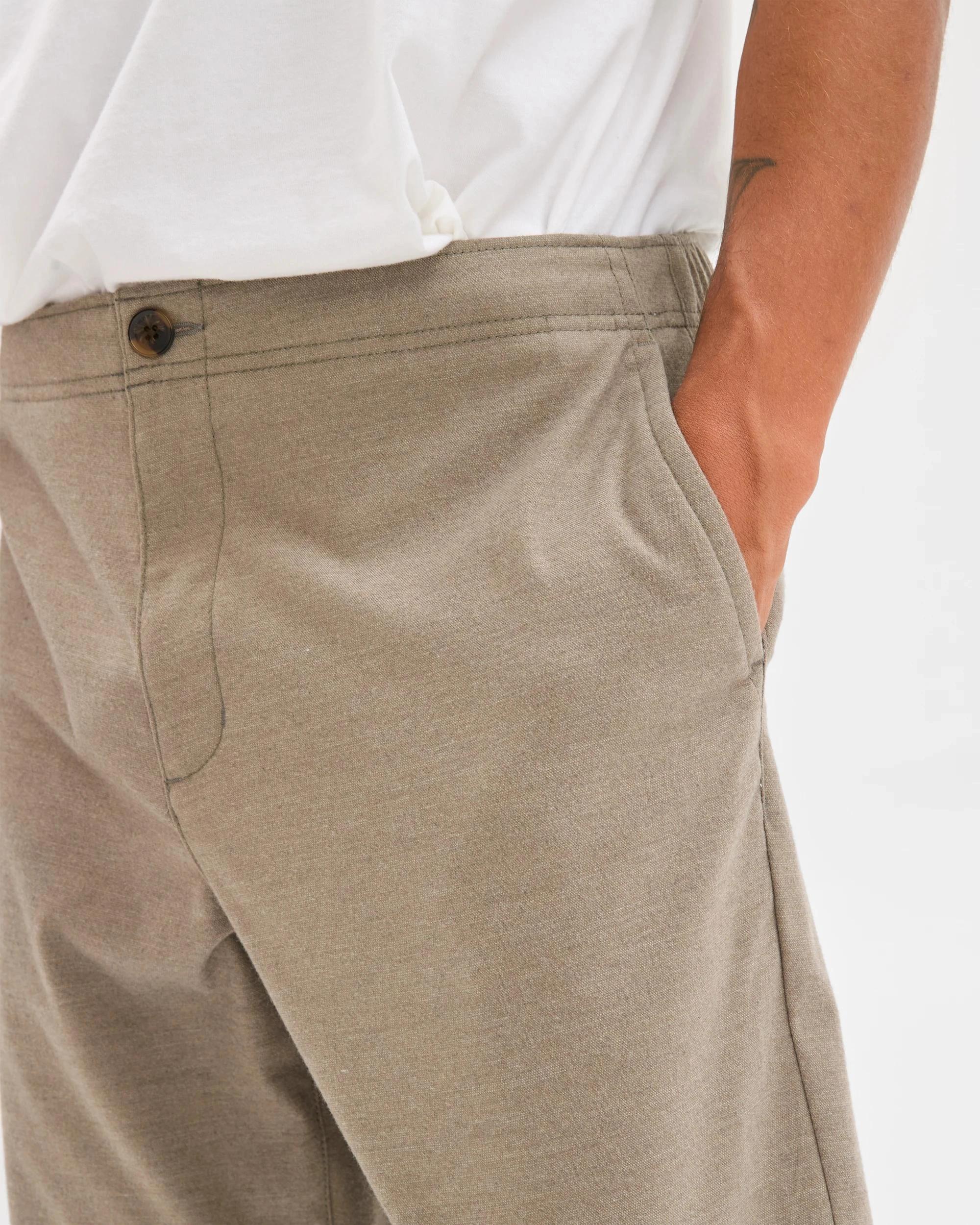 5 Target Man Brushed Relaxed Pants MUSHROOM, 5 of 6