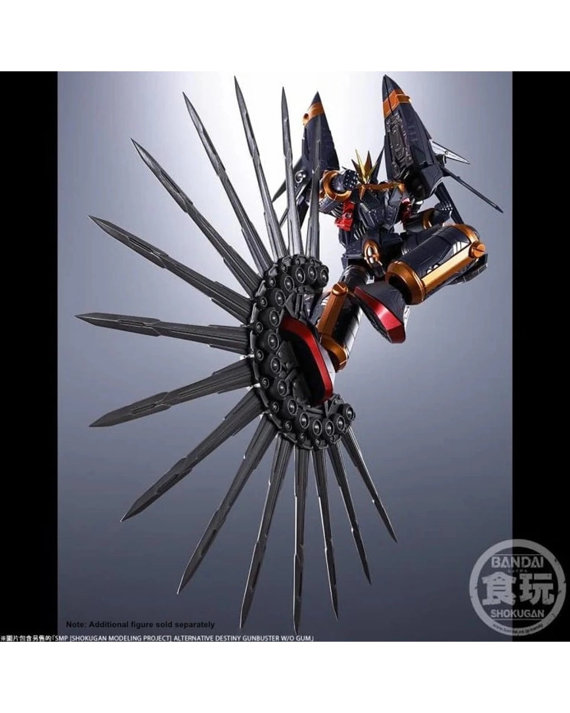 5 Bandai Shokugan Alternative Destiny Gunbuster Super Lightning Kick Option Parts Set, 5 of 10