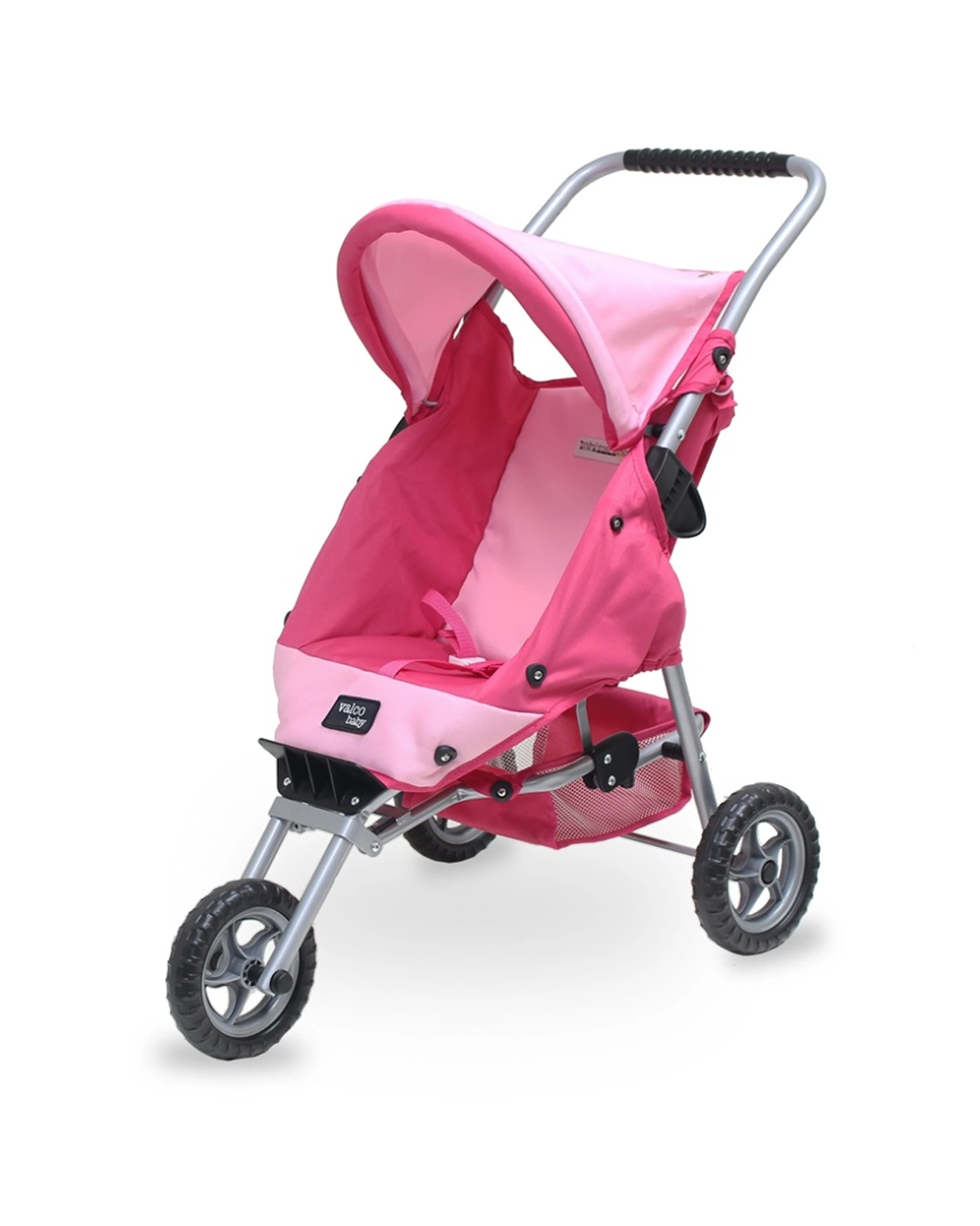 1 JustLikeMum Mini Marathon Doll Stroller Foldable Realistic Design Safety 3y - Pink, 1 of 8