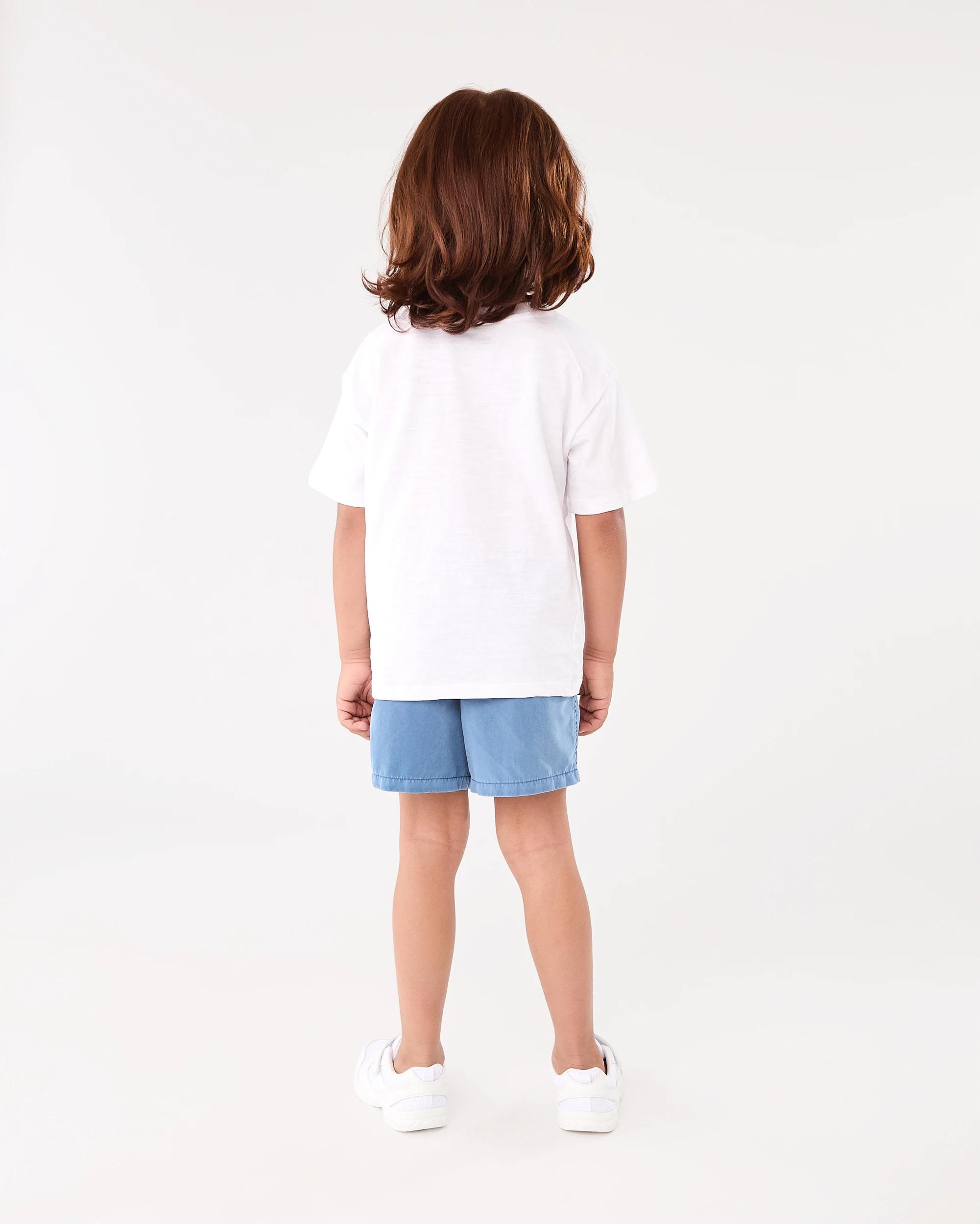 5 Washed Shorts Dim Blue, 5 of 5
