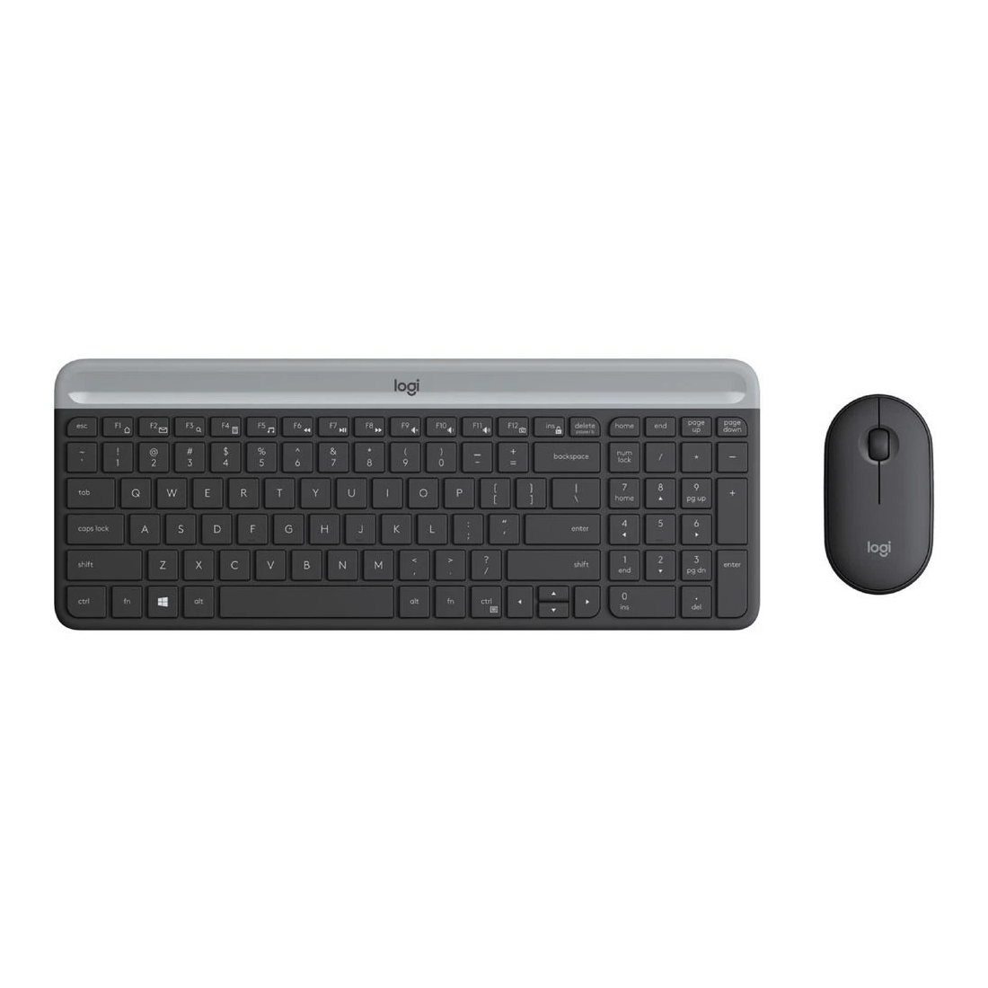1 Logitech MK470 Wireless Mouse and Keyboard Combo Graphite, 1 of 8