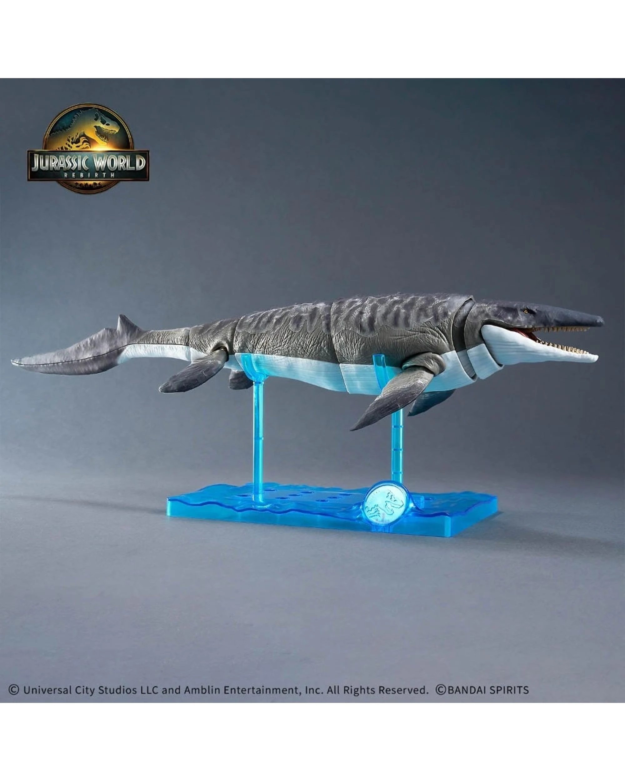 4 Bandai Plannosaurus Jurassic World Rebirth Mosasaurus Model Kit, 4 of 10