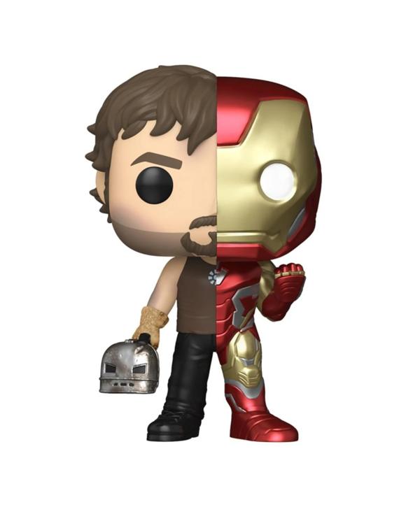 Marvel Split Tony Stark and Iron Man Funko POP! Vinyl