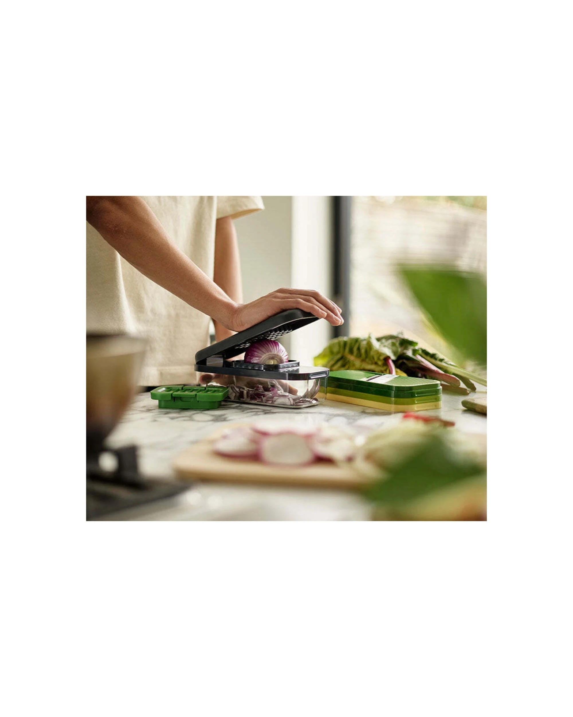 2 Joseph Joseph 4pc Prep Compact Grater Slicer Four Interchangeable Blade - Multi, 2 of 8
