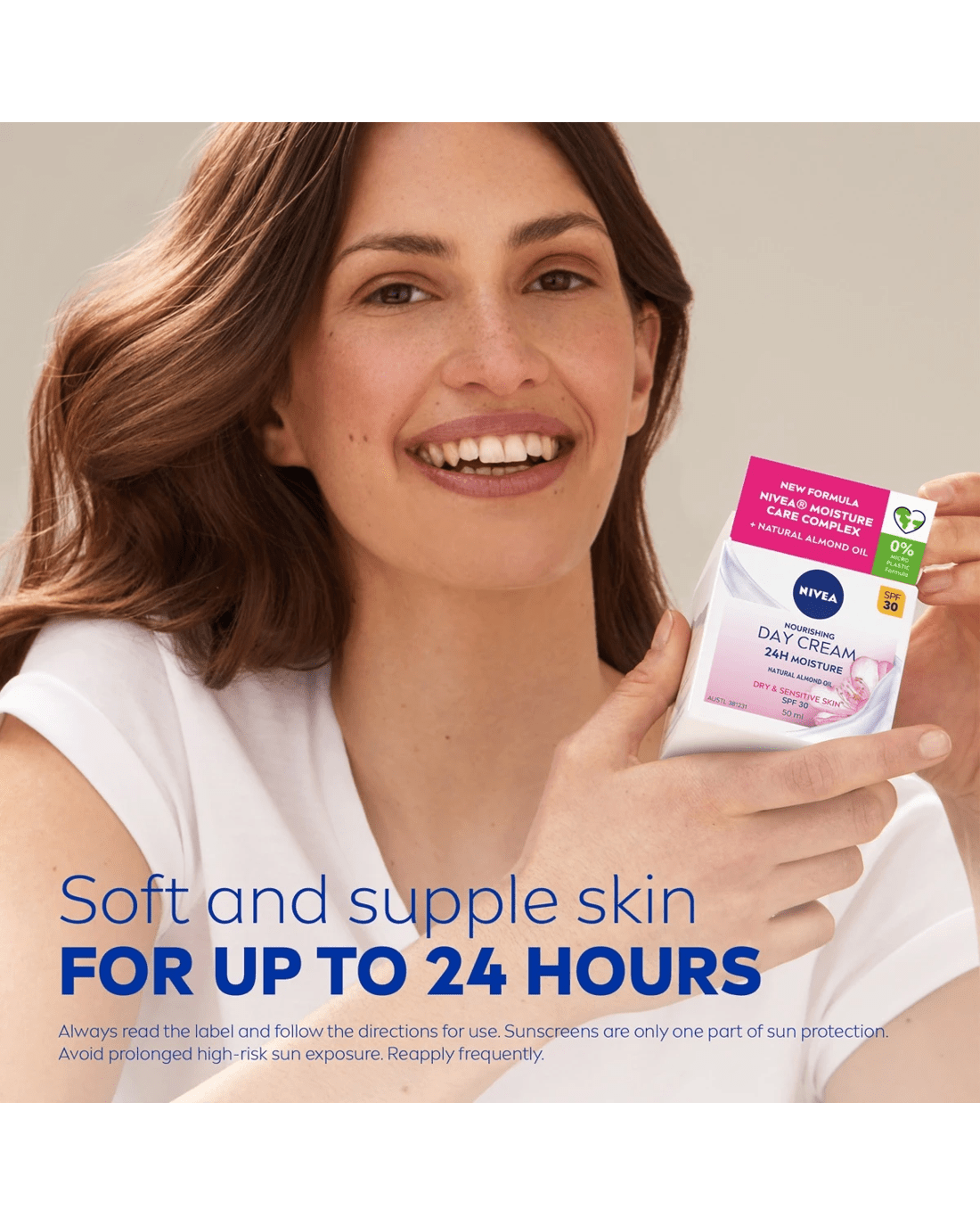 5 Nivea Nourishing Day Cream SPF 30 50ml - Natural Almond Oil, 5 of 9