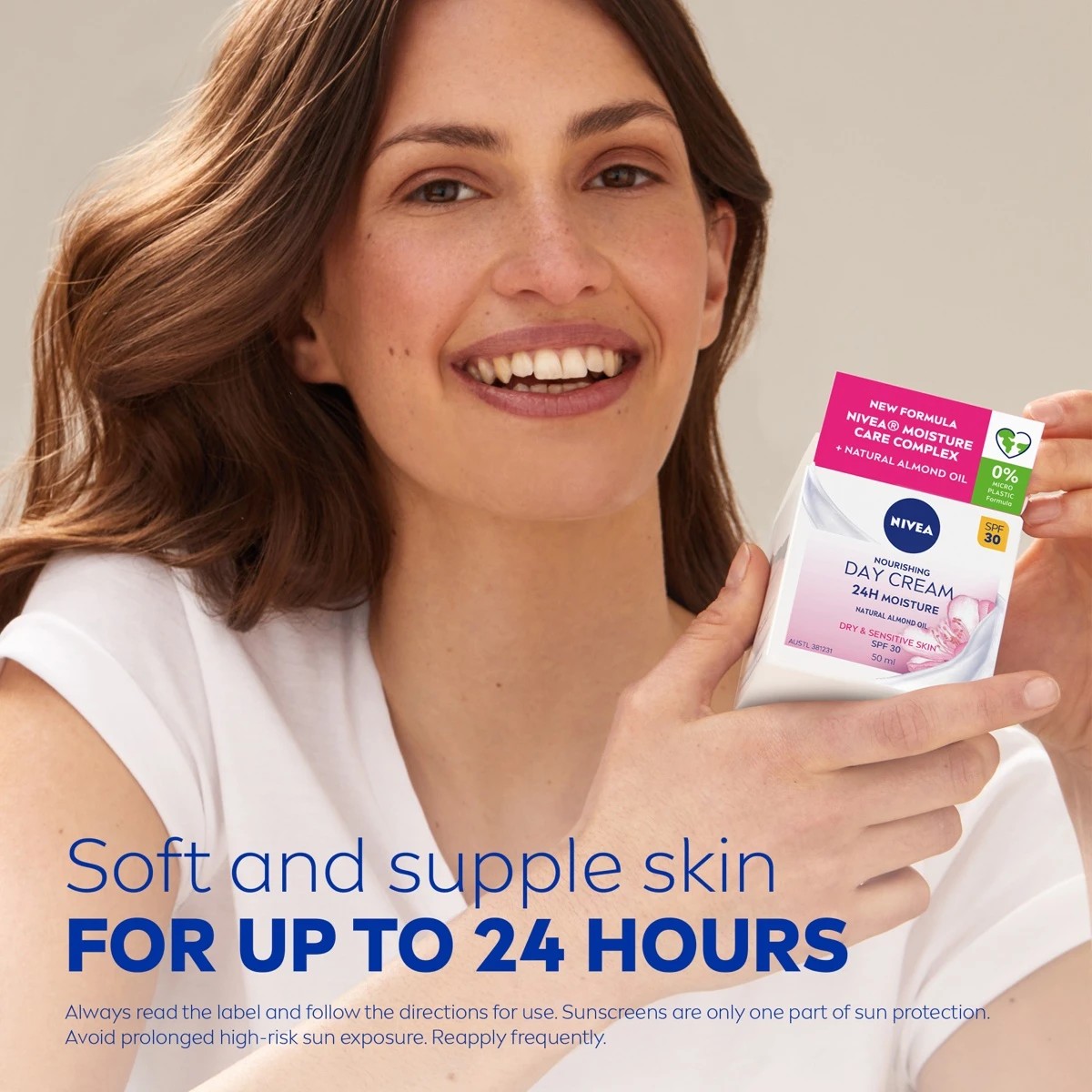 5 Nivea Nourishing Day Cream SPF 30 50ml - Natural Almond Oil, 5 of 9