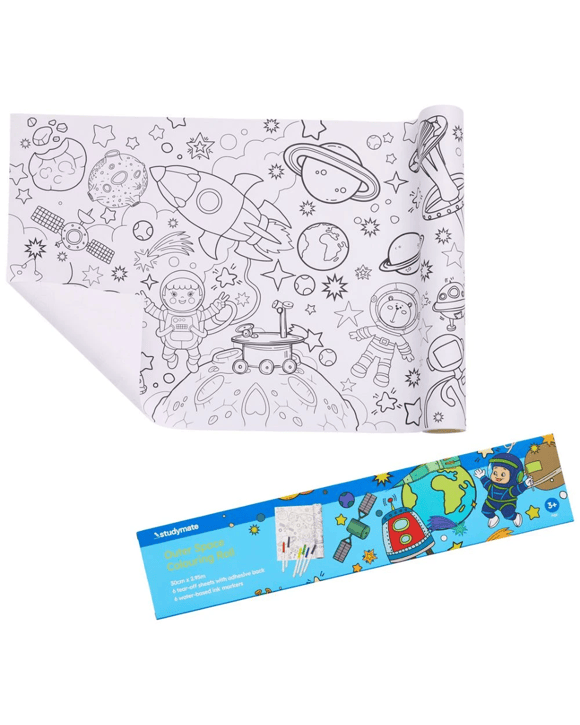 Colouring Paper Roll Set 30cm x 2.95m Space